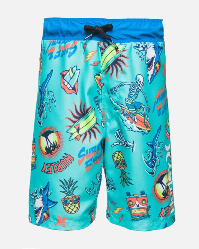 Boys' Scribble Pull-On Swim Trunks sold by Hurley