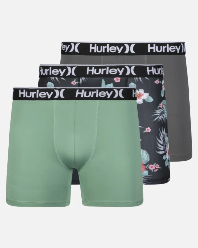 Hurley Men's 3Pk Regrind Mainline Boxer Brief sold by Hurley