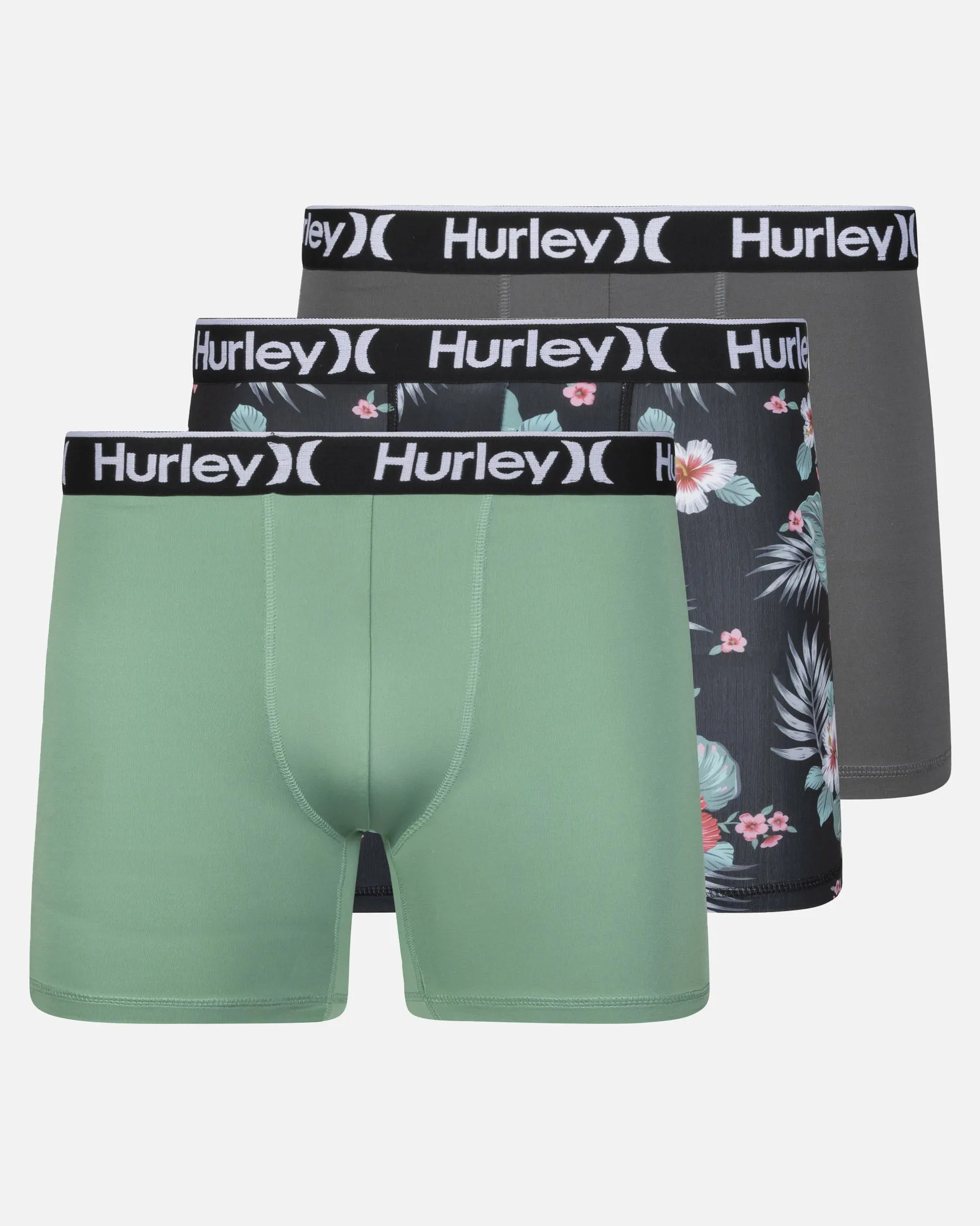 Hurley Men's 3Pk Regrind Mainline Boxer Brief sold by Hurley