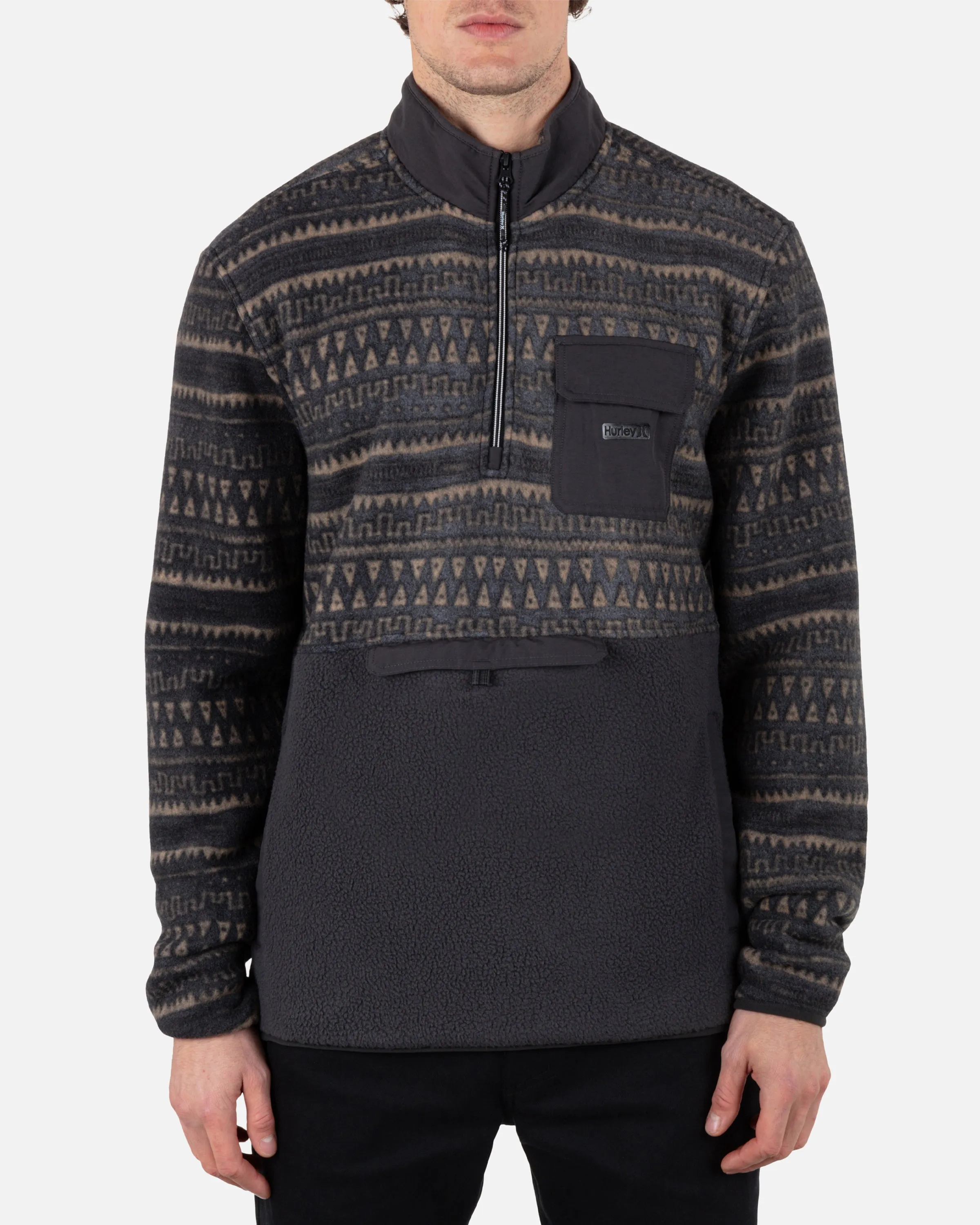 Burrito Sherpa Track 1/4 Zip sold by Hurley product image thumbnail 3