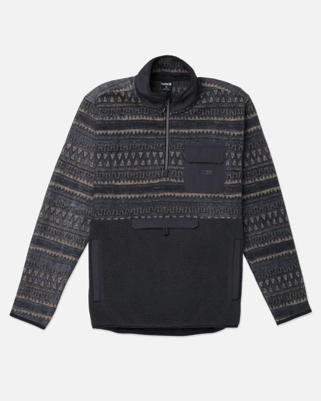 Burrito Sherpa Track 1/4 Zip sold by Hurley