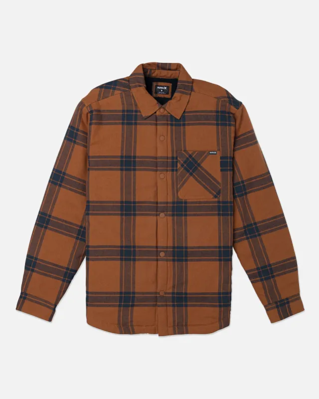 Portland Sherpa Lined Flannel sold by Hurley