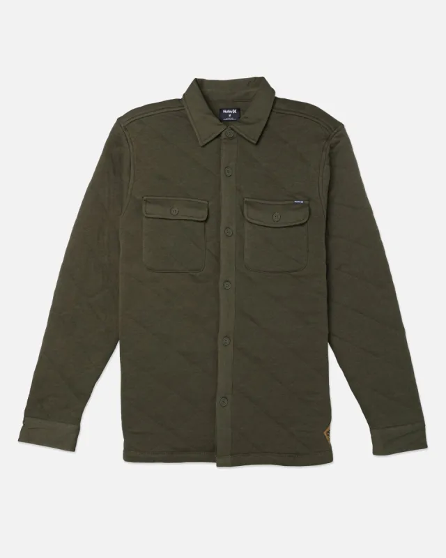 Santa Cruz Quilted Long Sleeve Fleece sold by Hurley