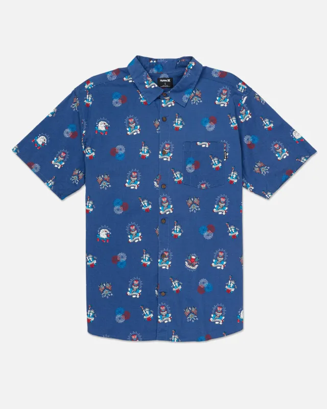 One And Only Lido Stretch Short Sleeve Shirt sold by Hurley