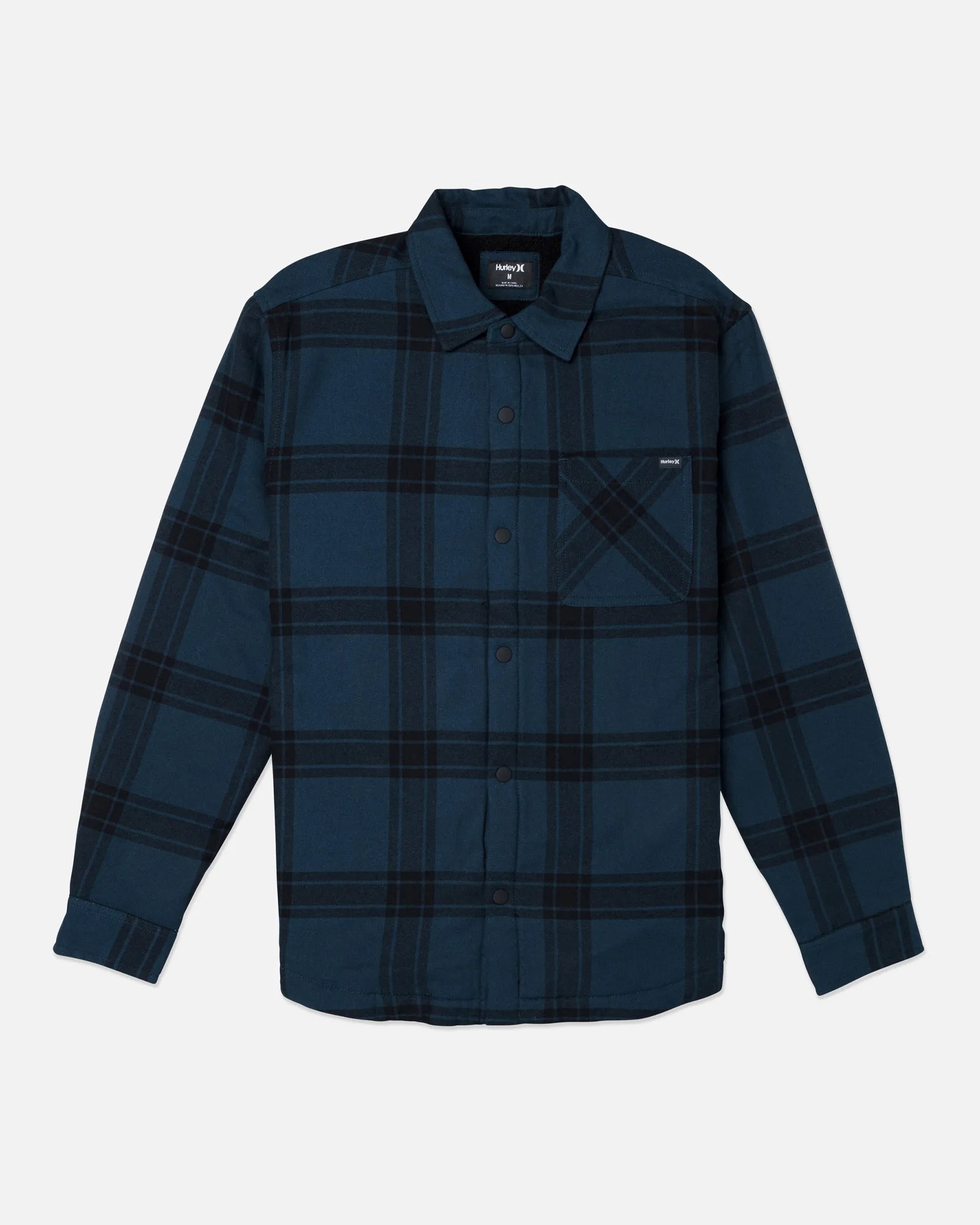 Portland Sherpa Lined Flannel sold by Hurley