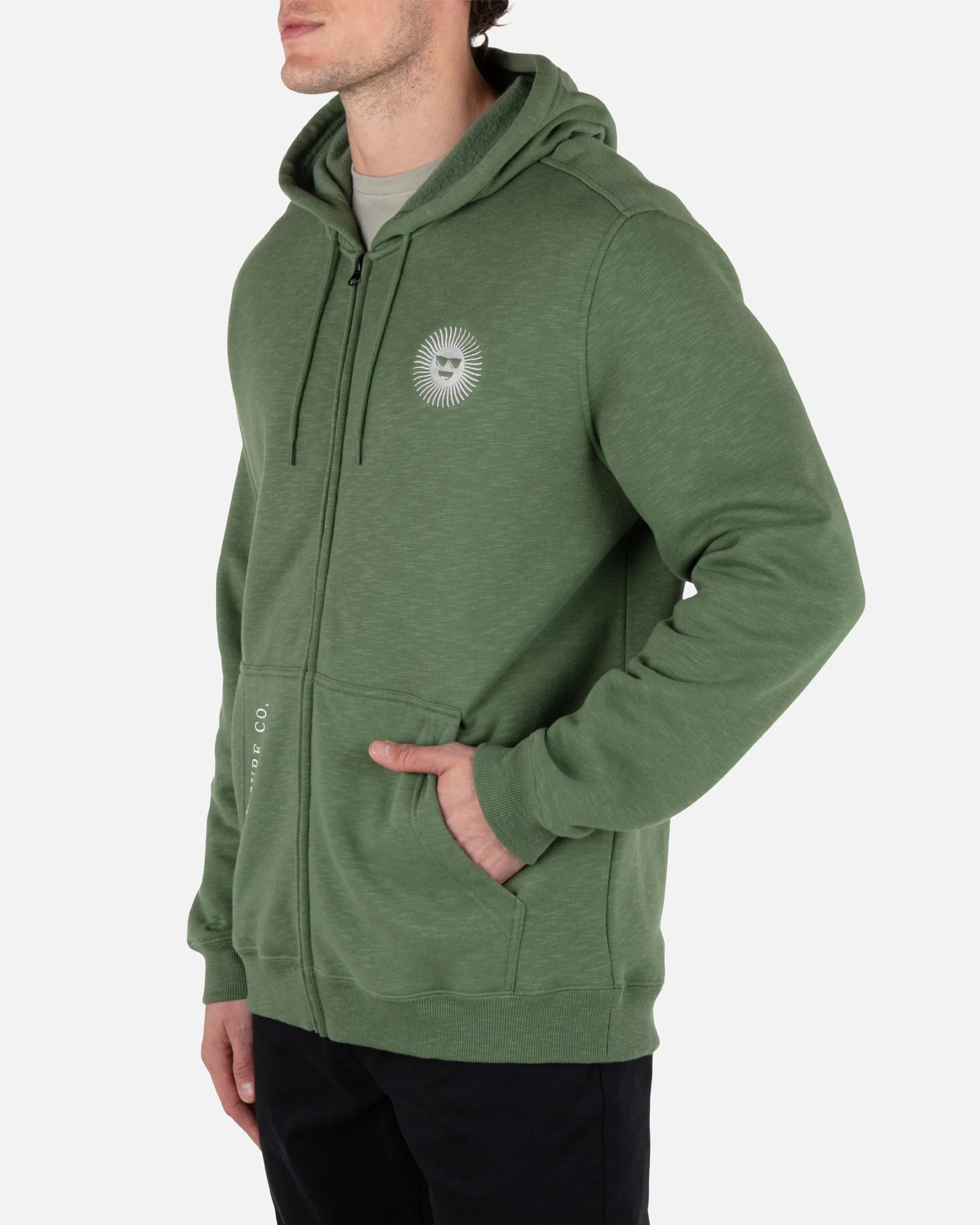 Shady Slub Zip sold by Hurley product image thumbnail 5