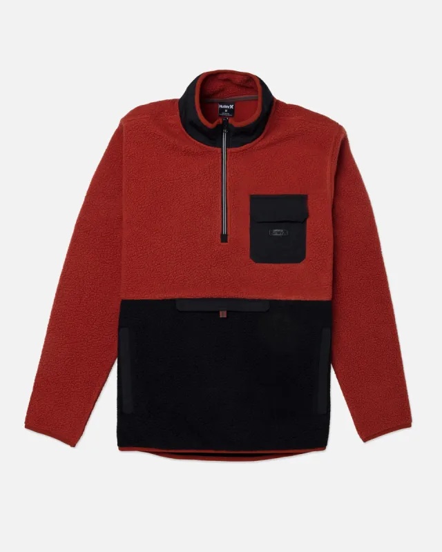 Burrito Sherpa Track 1/4 Zip sold by Hurley