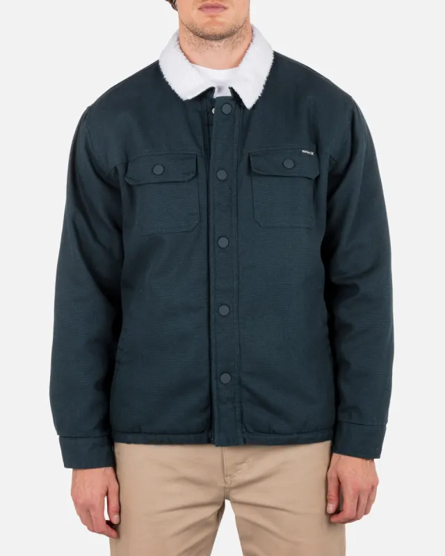 Industry Sherpa Lined Canvas Long Sleeve made by Hurley
