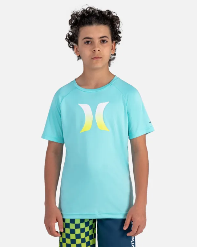 Boy's Ombre Icon UPF Shirt sold by Hurley