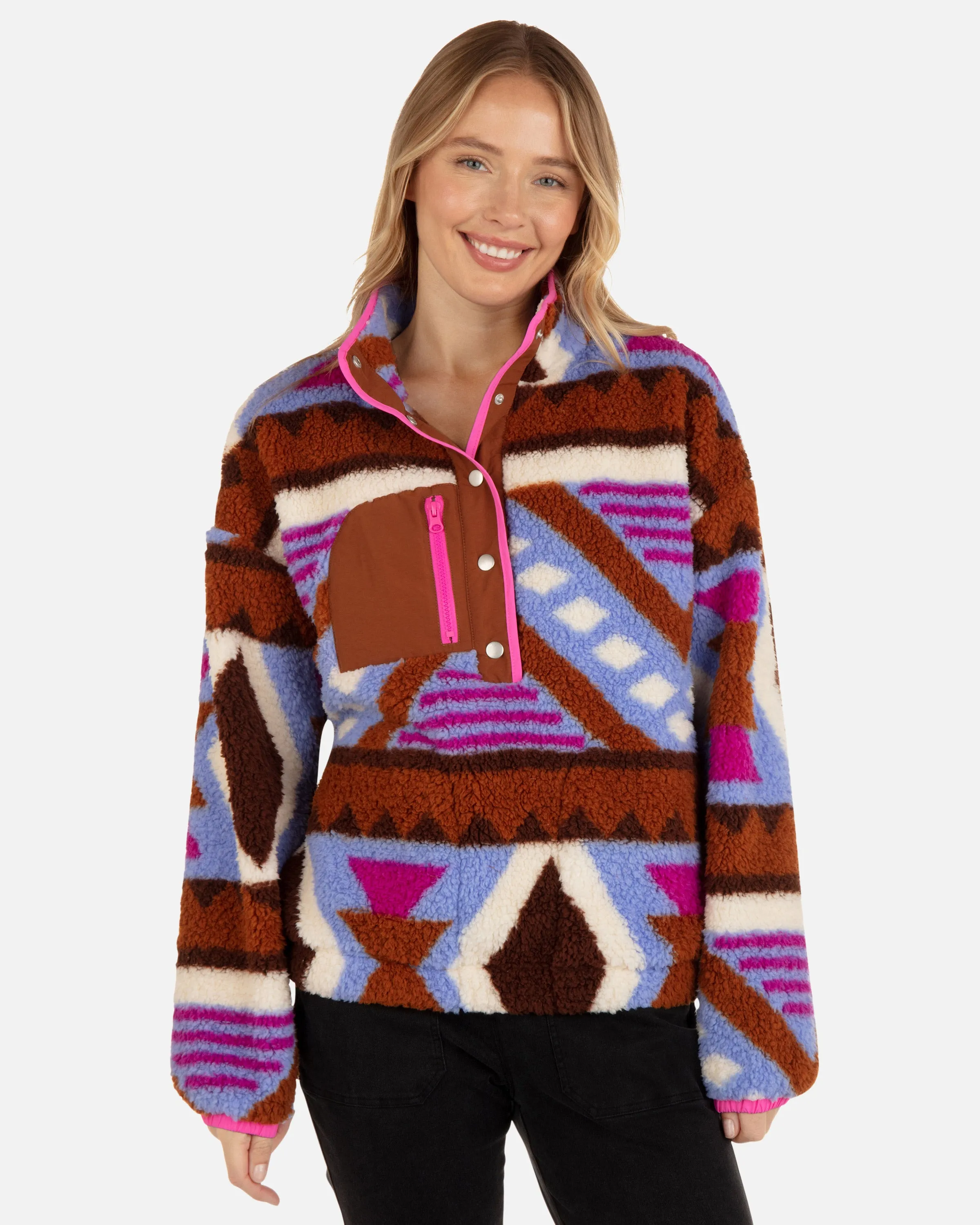 Azteca Half Snap Jacket sold by Hurley