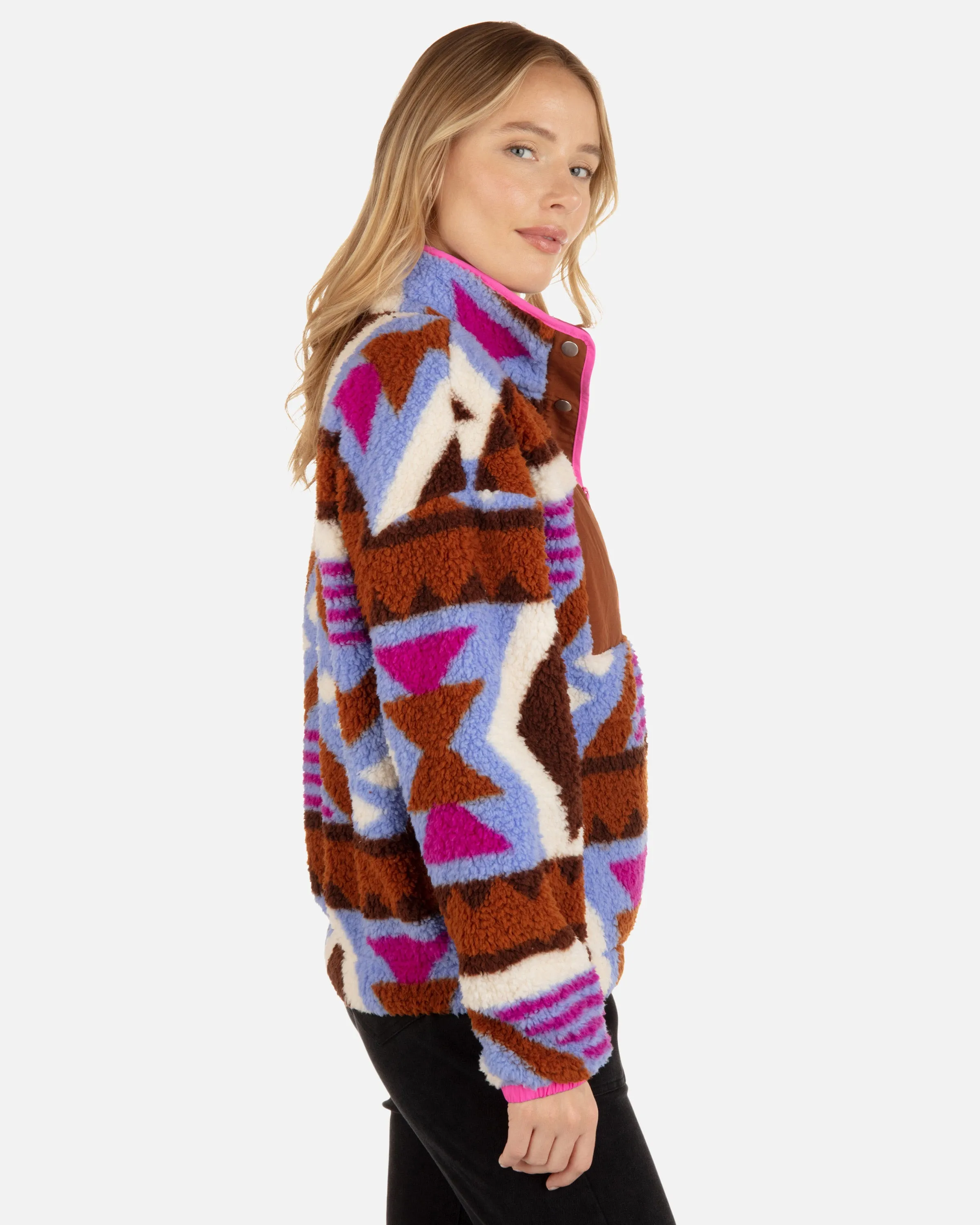 Azteca Half Snap Jacket sold by Hurley product image thumbnail 4