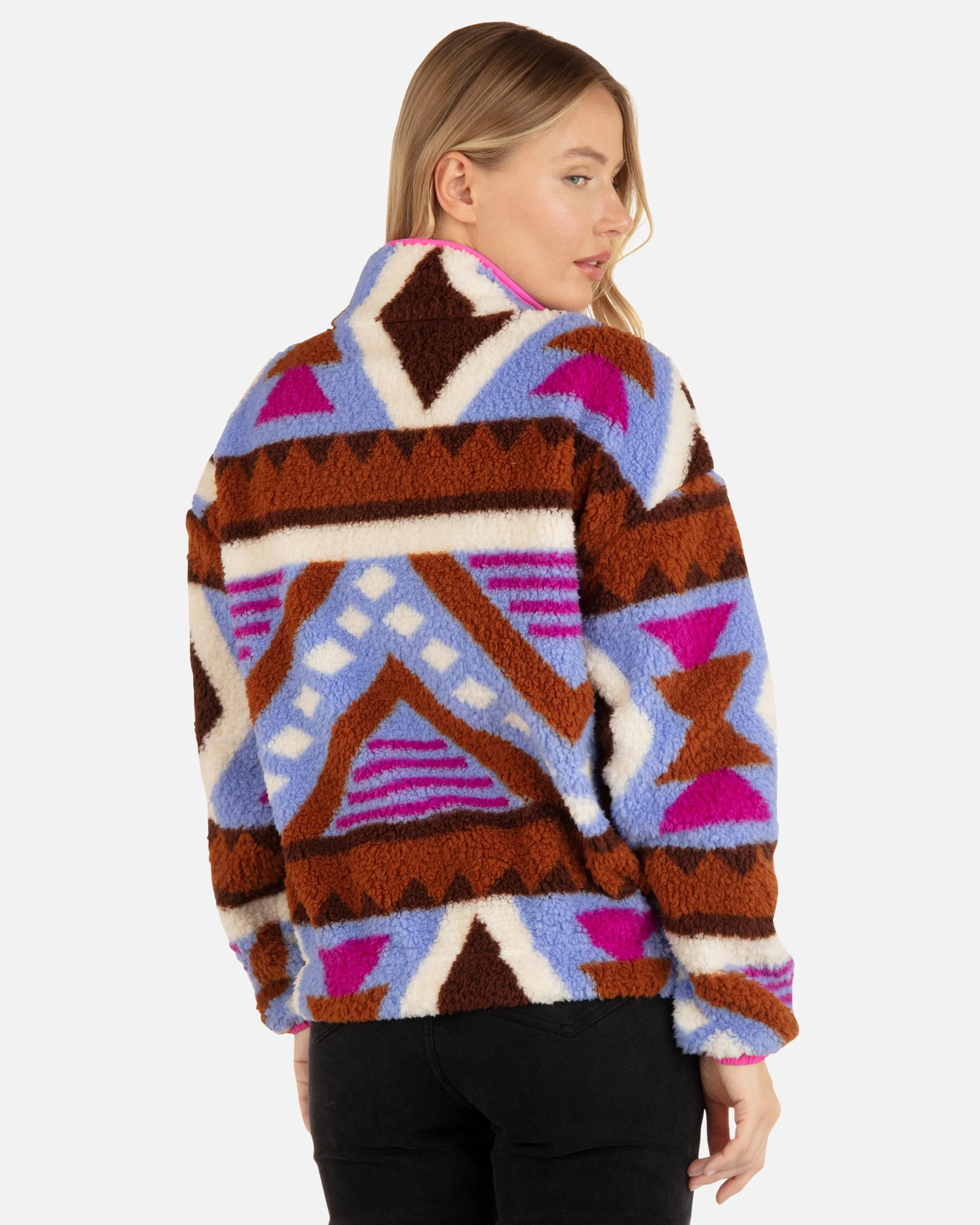 Azteca Half Snap Jacket sold by Hurley product image thumbnail 2