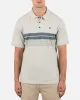 Printed Stripe Slub Polo Short Sleeve sold by Hurley