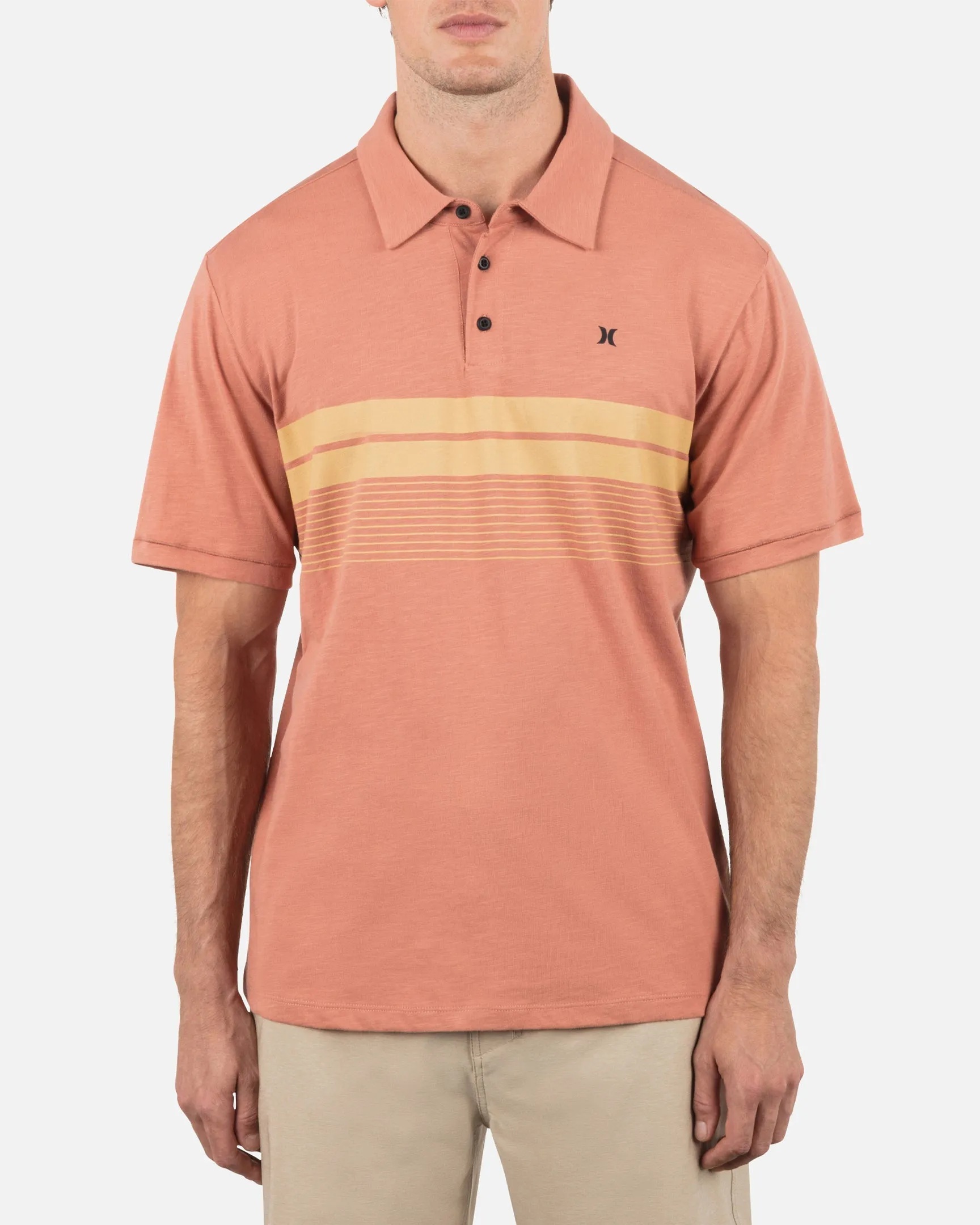 Printed Stripe Slub Polo Short Sleeve sold by Hurley product image thumbnail 3
