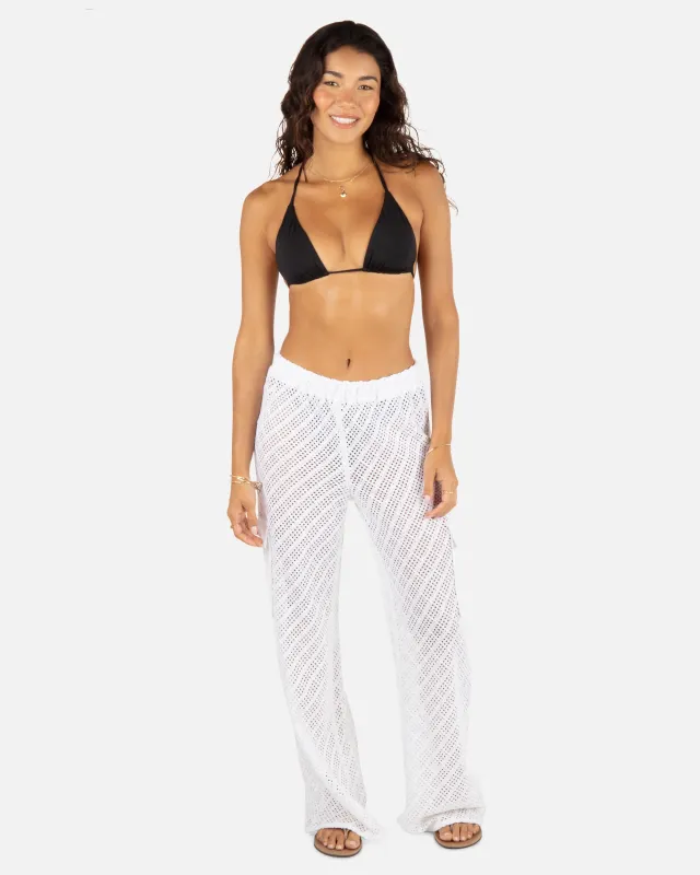 Crochet Cargo Beach Pant made by Hurley