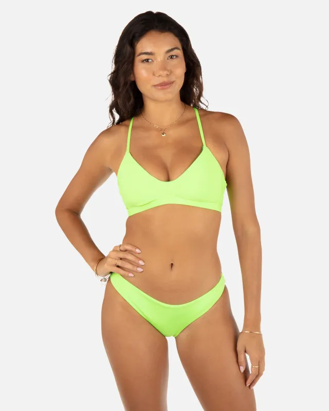 Solid Adjustable Bikini Top sold by Hurley