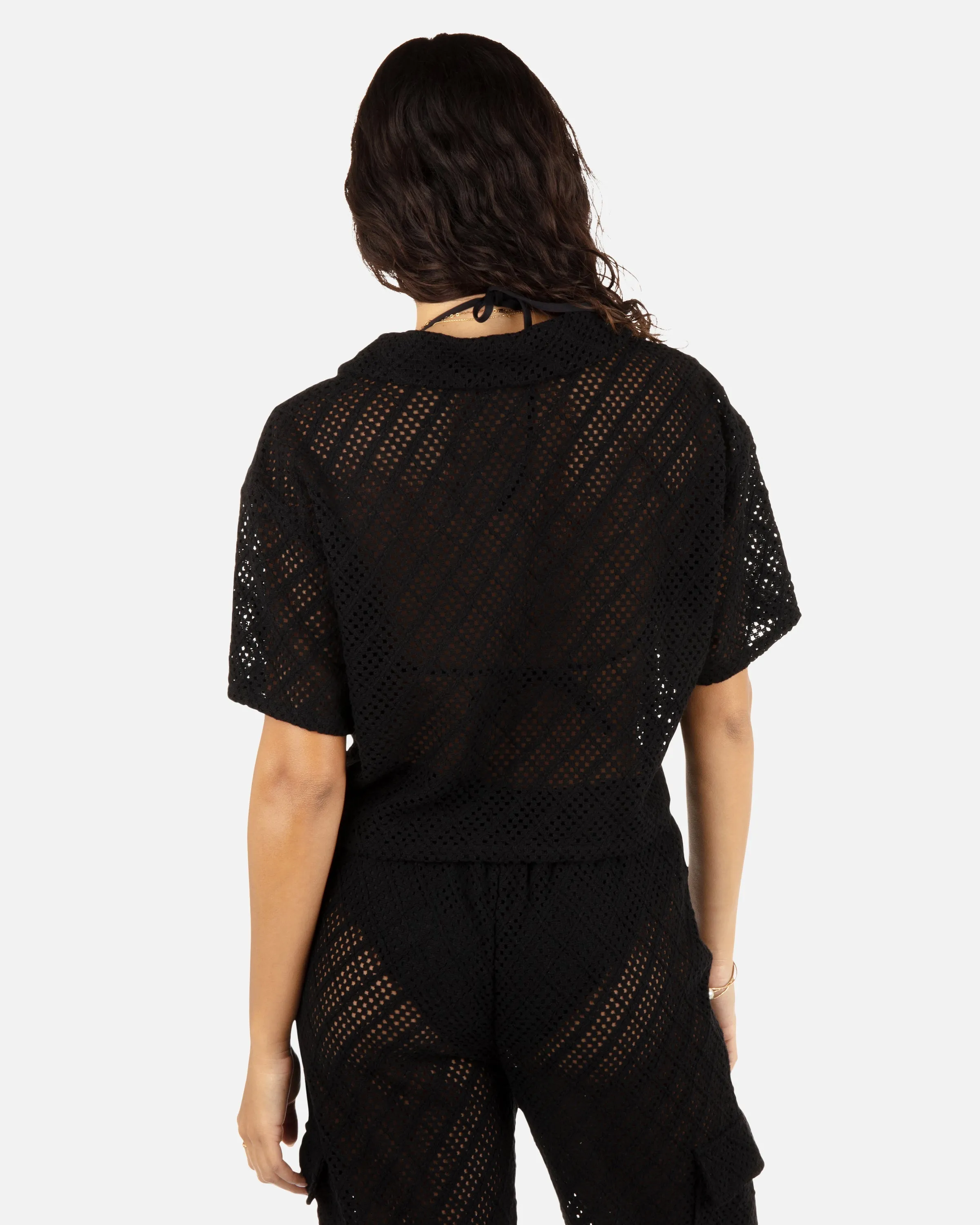 Crochet Camp Shirt sold by Hurley product image thumbnail 2