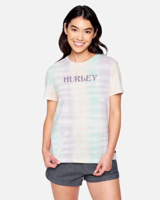 Alchemy Tie Dye Relaxed Girlfriend Short Sleeve T-Shirt sold by Hurley