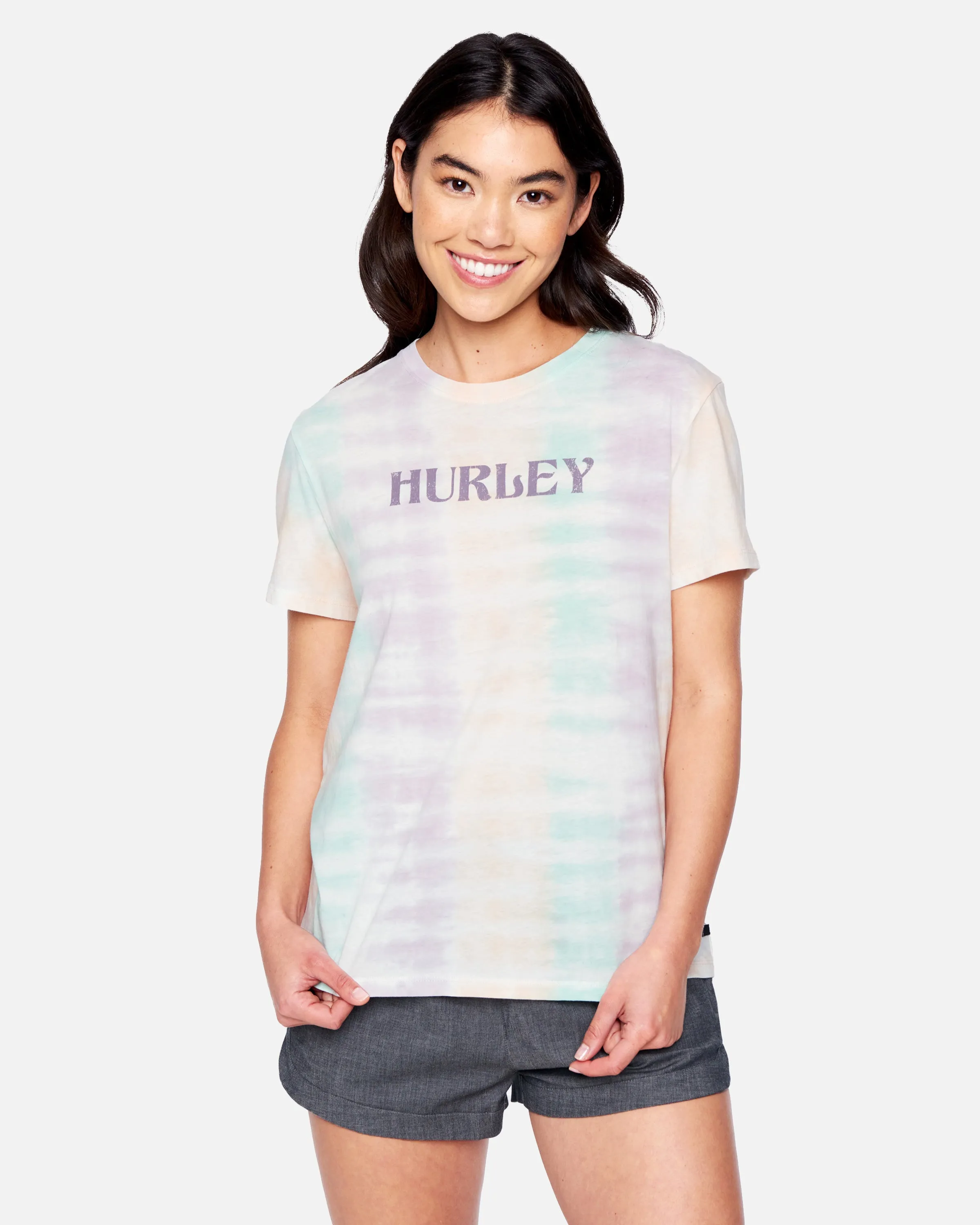 Alchemy Tie Dye Relaxed Girlfriend Short Sleeve T-Shirt sold by Hurley