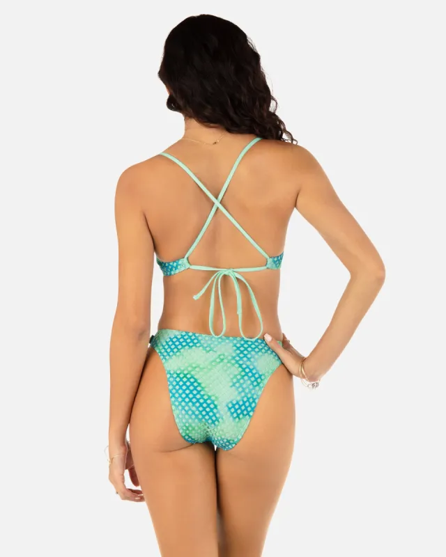 Color Wash Mesh Cheeky Scoop Bottom sold by Hurley