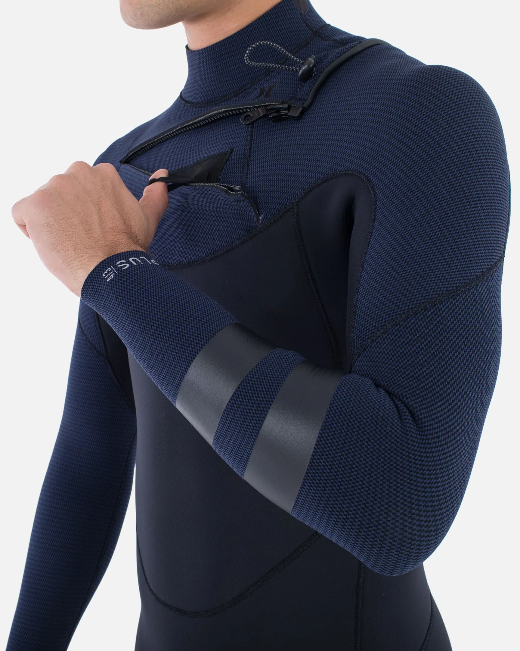Mens Plus Sleeve Texture 4/3mm Fullsuit sold by Hurley product image thumbnail 4