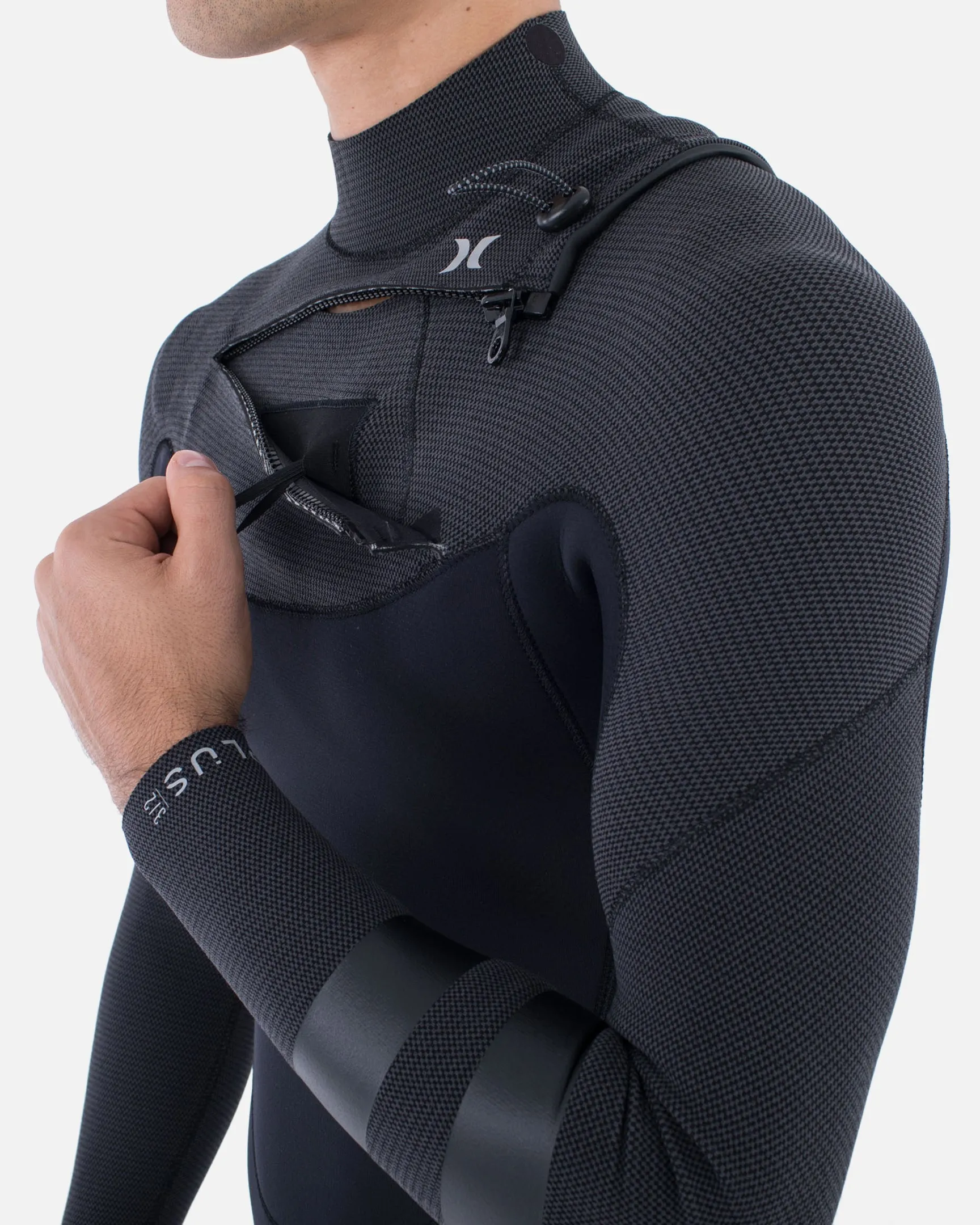 Mens Plus Sleeve Texture 4/3mm Fullsuit sold by Hurley product image thumbnail 5