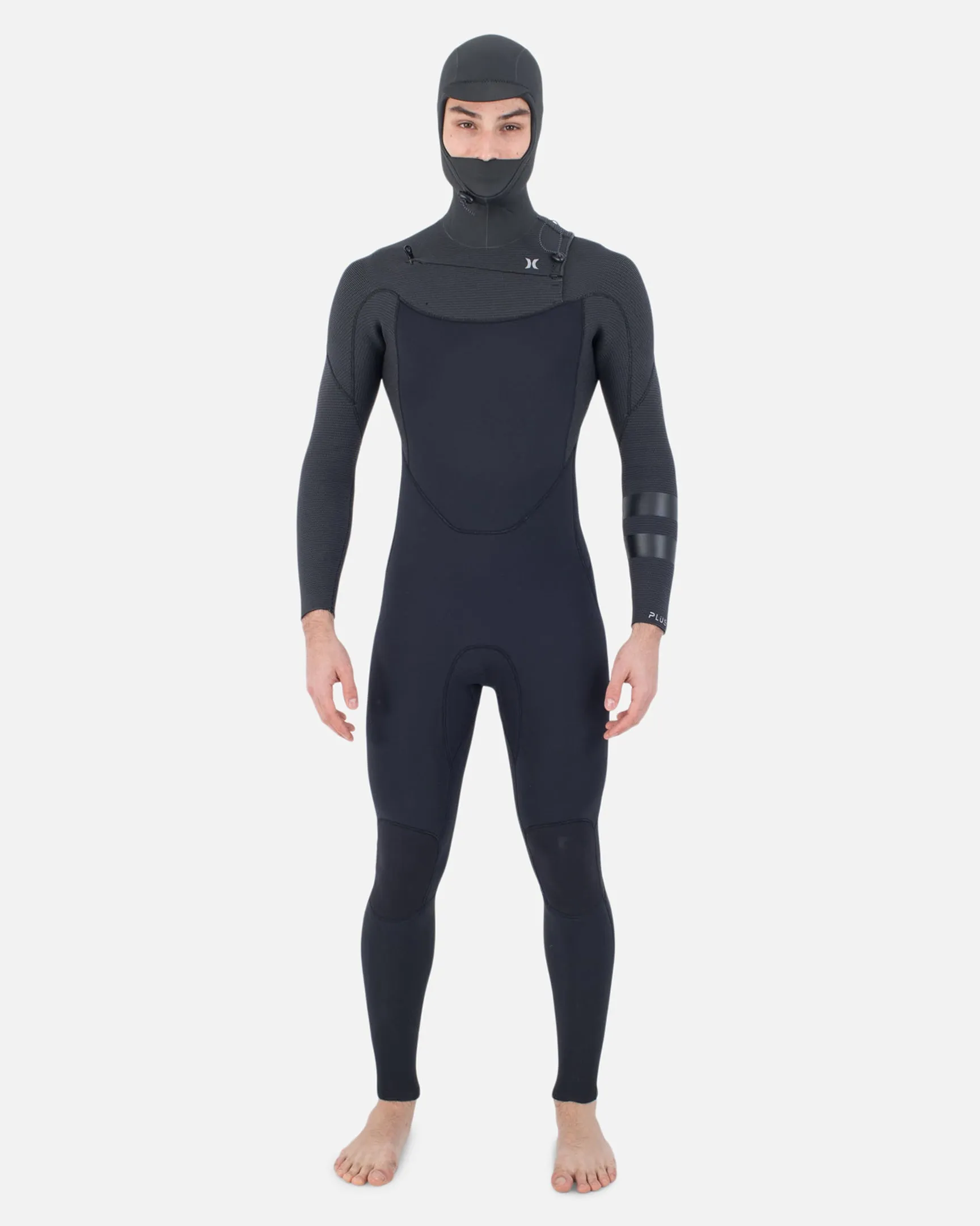 Mens Plus 4/3mm Sleeve Texture Hood Fullsuit sold by Hurley