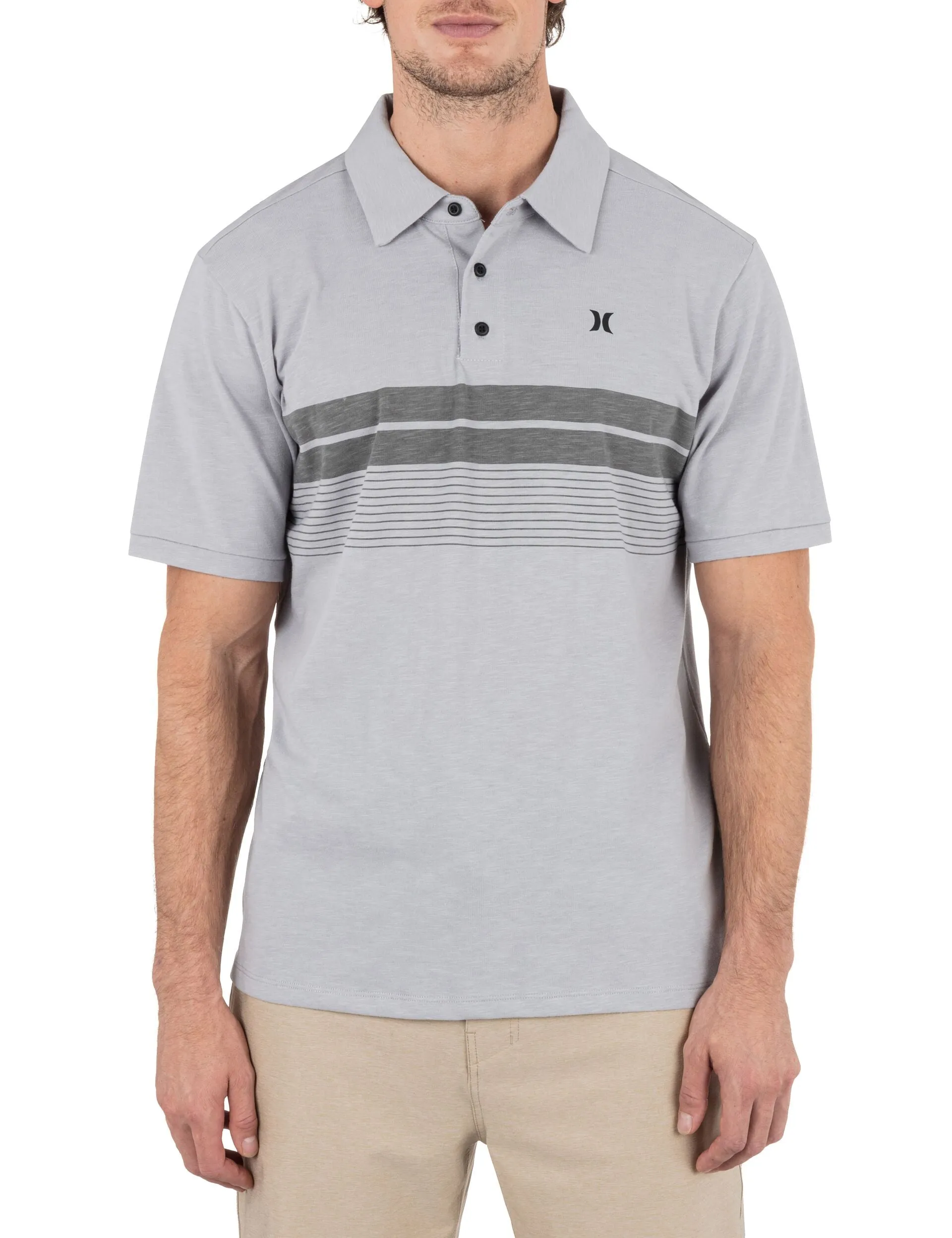 Printed Stripe Slub Polo Short Sleeve sold by Hurley product image thumbnail 2