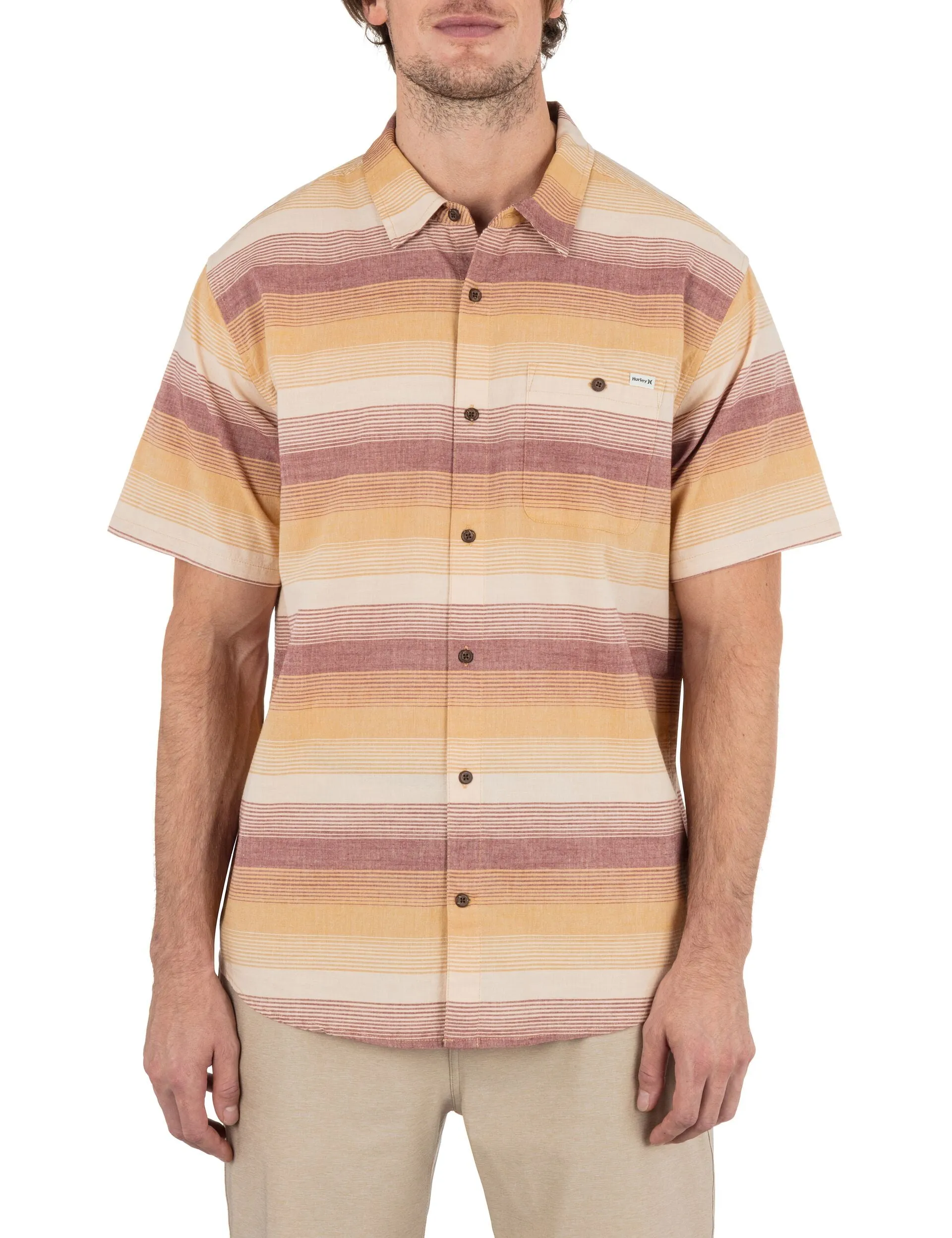 Lido Stripe Short Sleeve Shirt sold by Hurley product image thumbnail 2