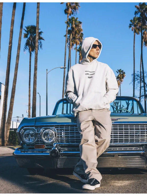 Hurley x Travis Barker Live Fast Pullover Hoodie sold by Hurley