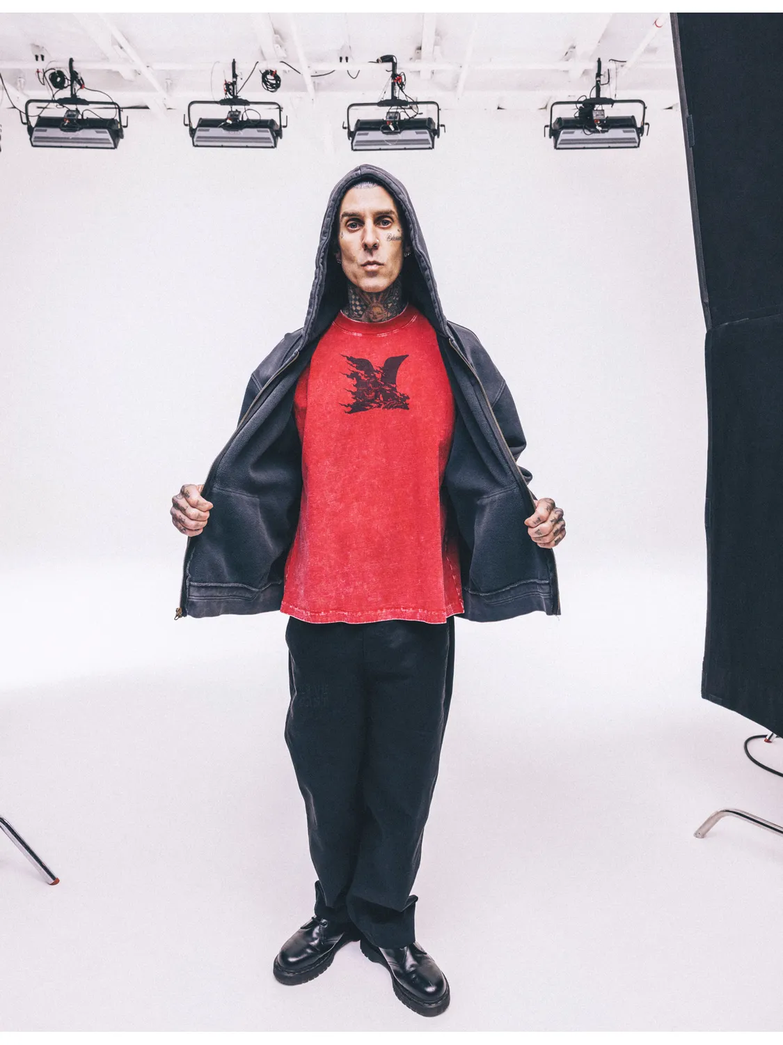 Hurley x Travis Barker Face Death Short Sleeve sold by Hurley