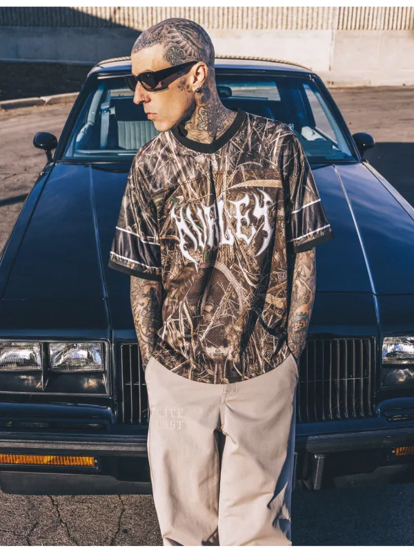 Hurley x Travis Barker Real Tree Blitz Jersey sold by Hurley