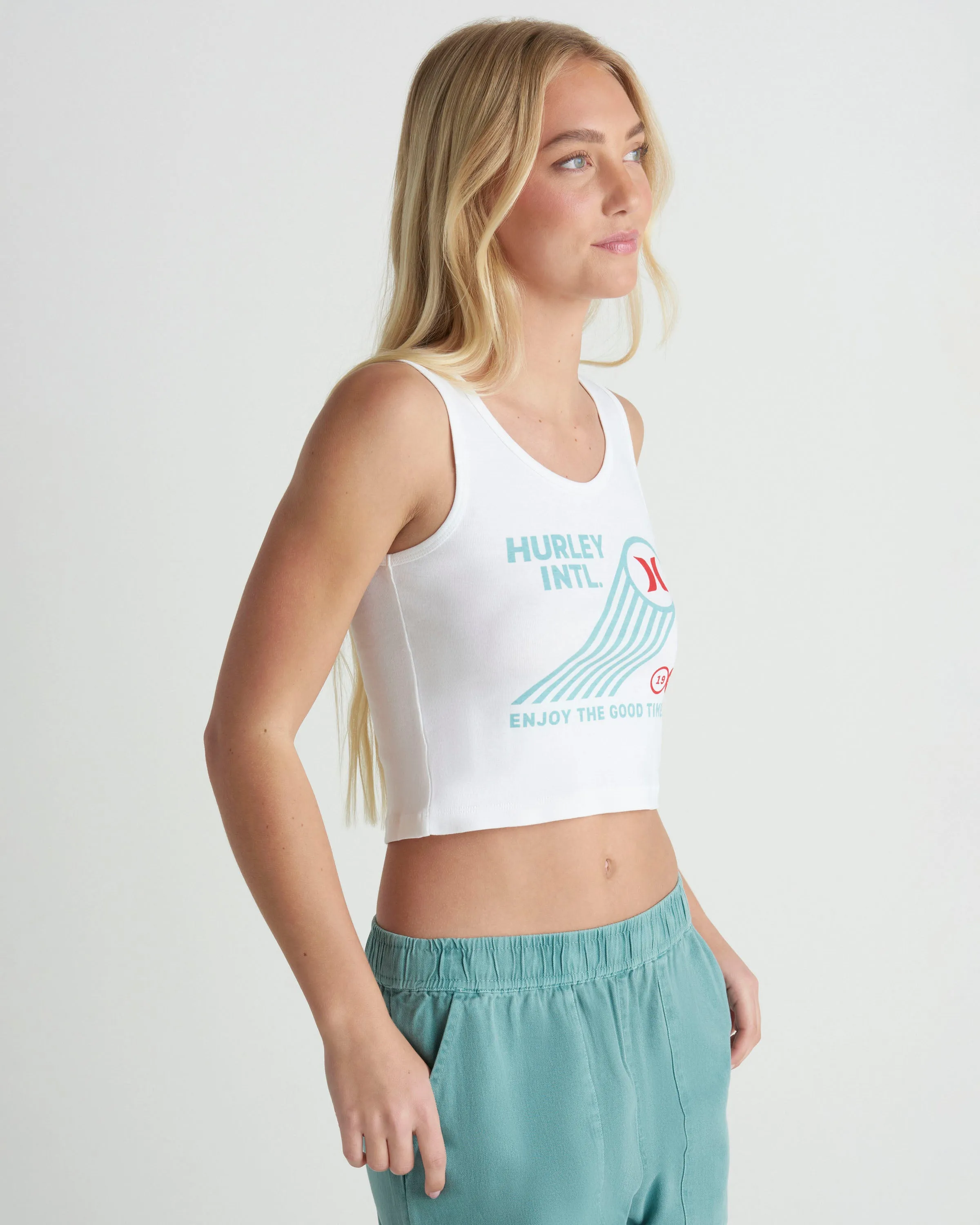 Championship Scoop Crop Tank sold by Hurley product image thumbnail 3