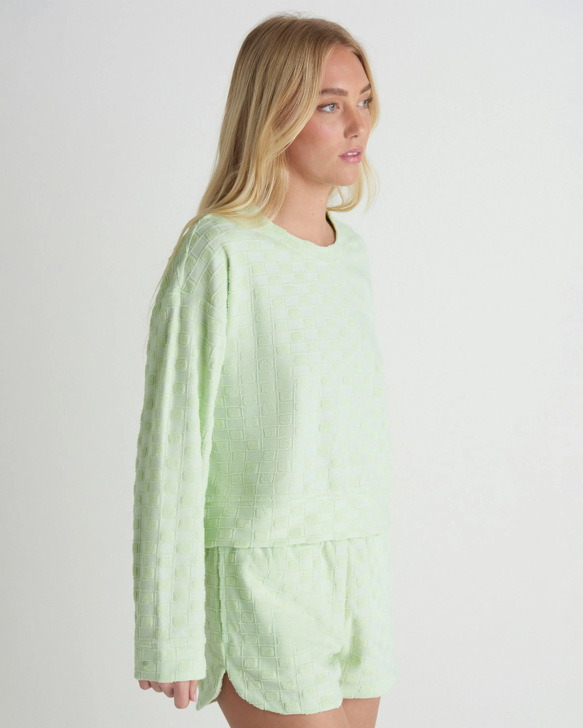 Venice Terry Boxy Crew Sweatshirt sold by Hurley product image thumbnail 3