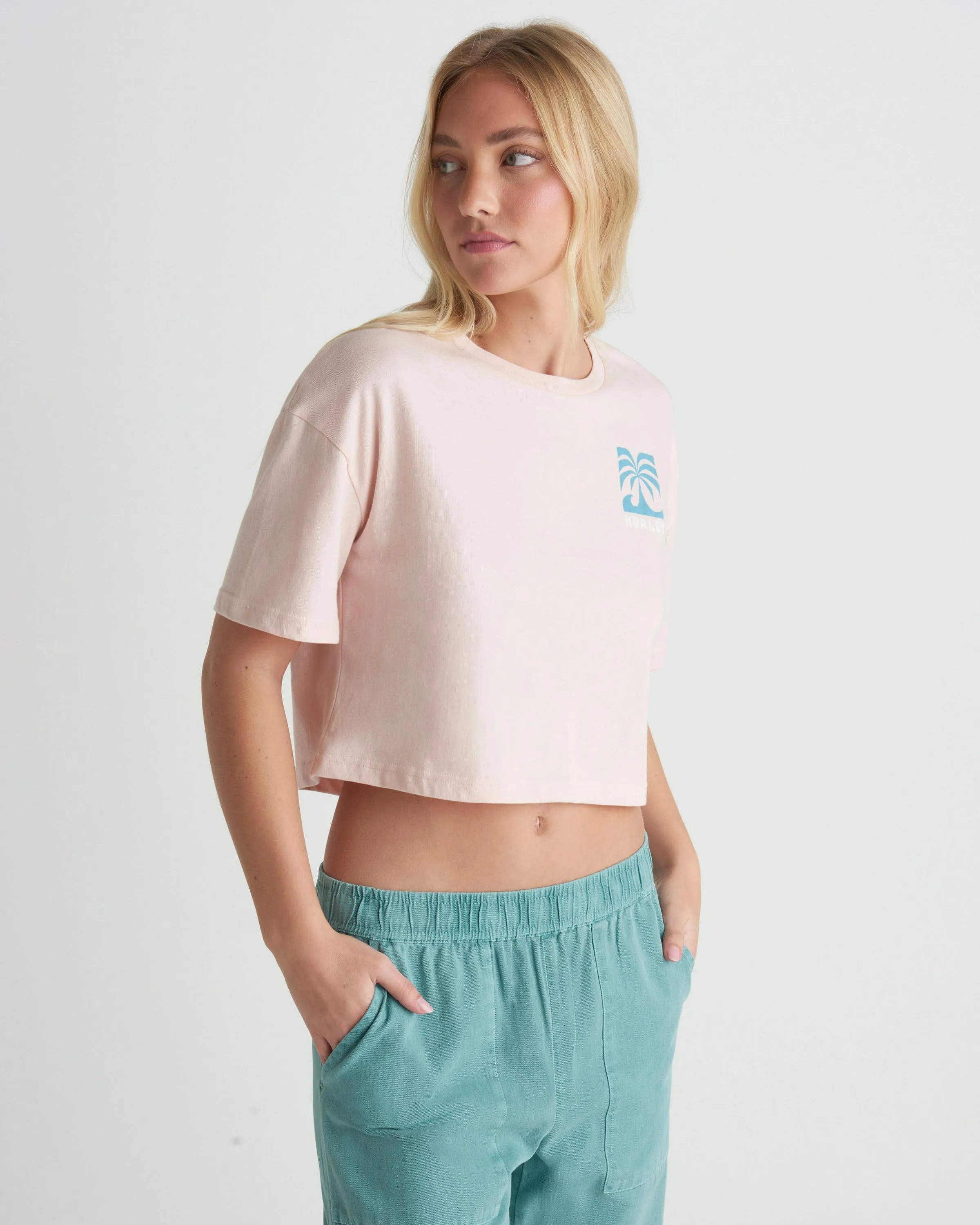 Coast To Coast Boxy Crop Tee sold by Hurley product image thumbnail 3