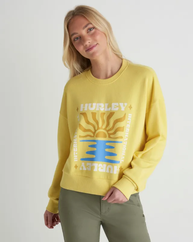 Living Peace Boxy Crew sold by Hurley
