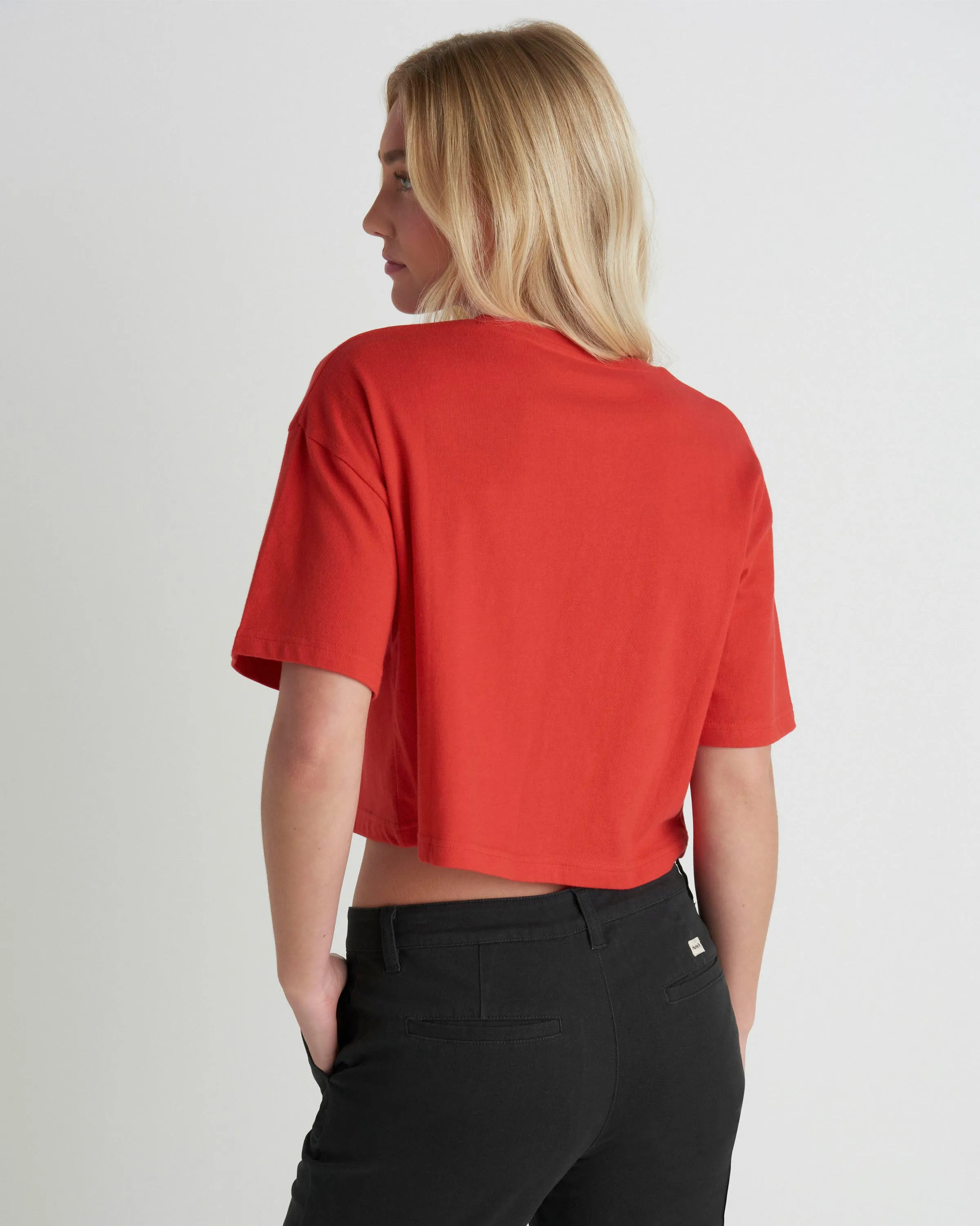 Surf Hooky Boxy Crop Tee sold by Hurley product image thumbnail 2