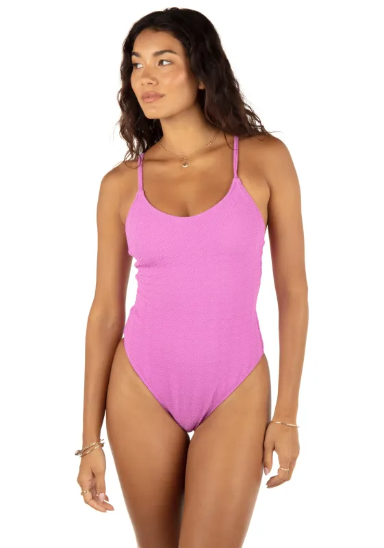 Wave Scrunch Moderate One Piece sold by Hurley