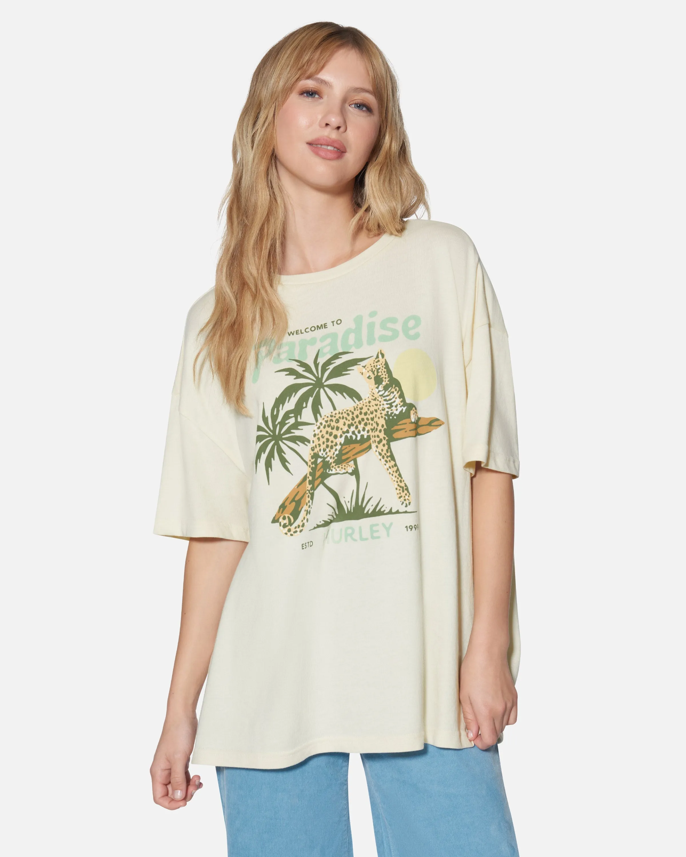 Welcome To Paradise Boyfriend Tee sold by Hurley