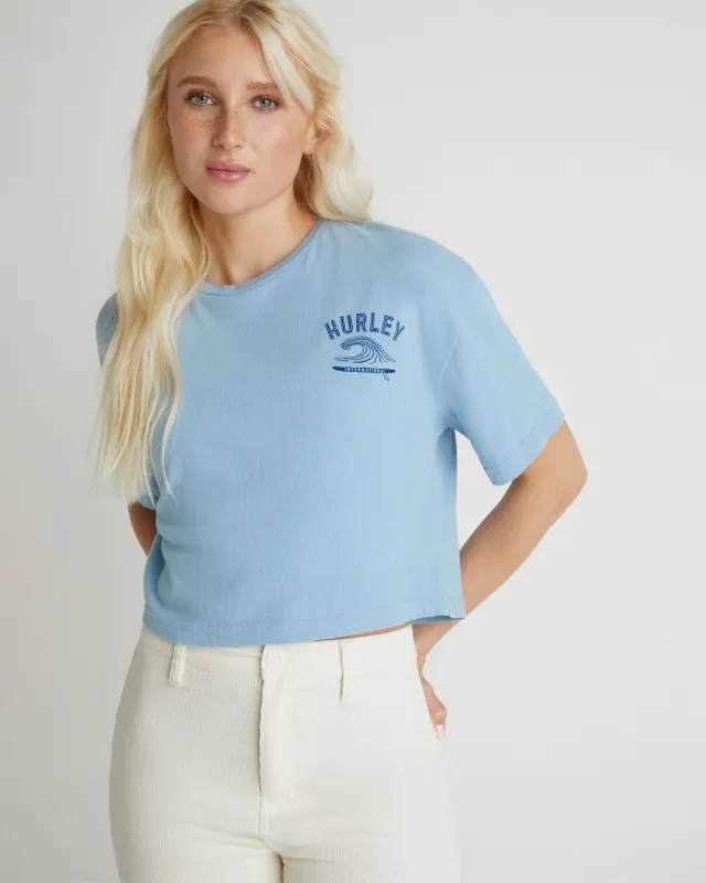 Surf Club Boxy Crop Tee sold by Hurley