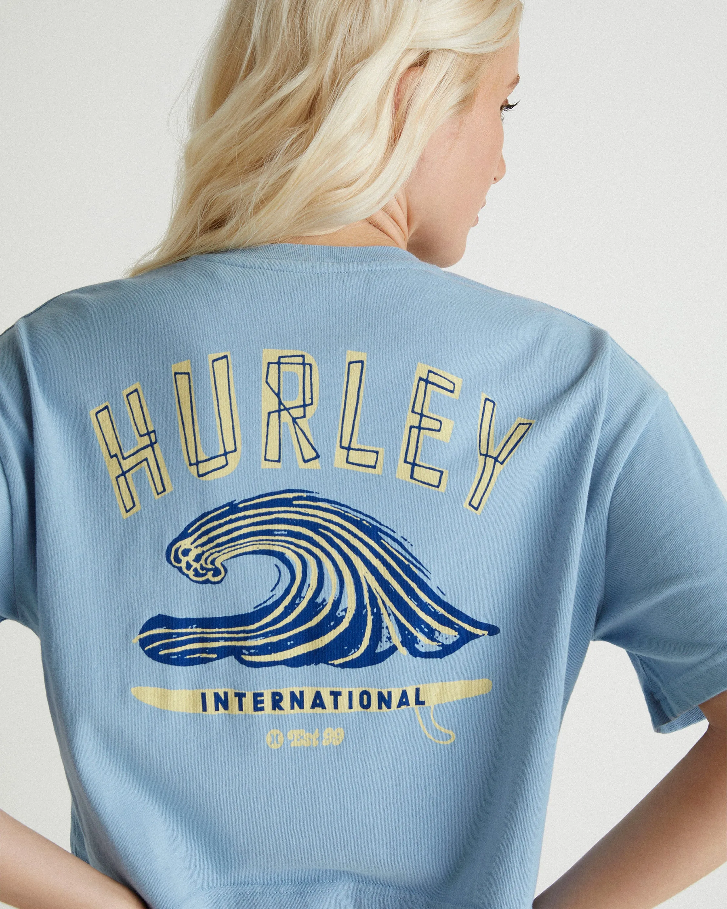 Surf Club Boxy Crop Tee sold by Hurley product image thumbnail 2