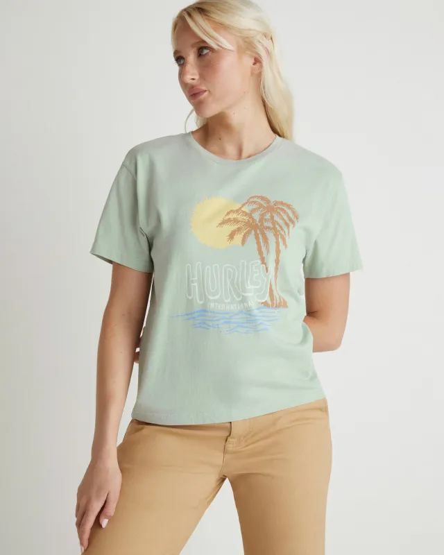 Sun Palm Classic Tee sold by Hurley