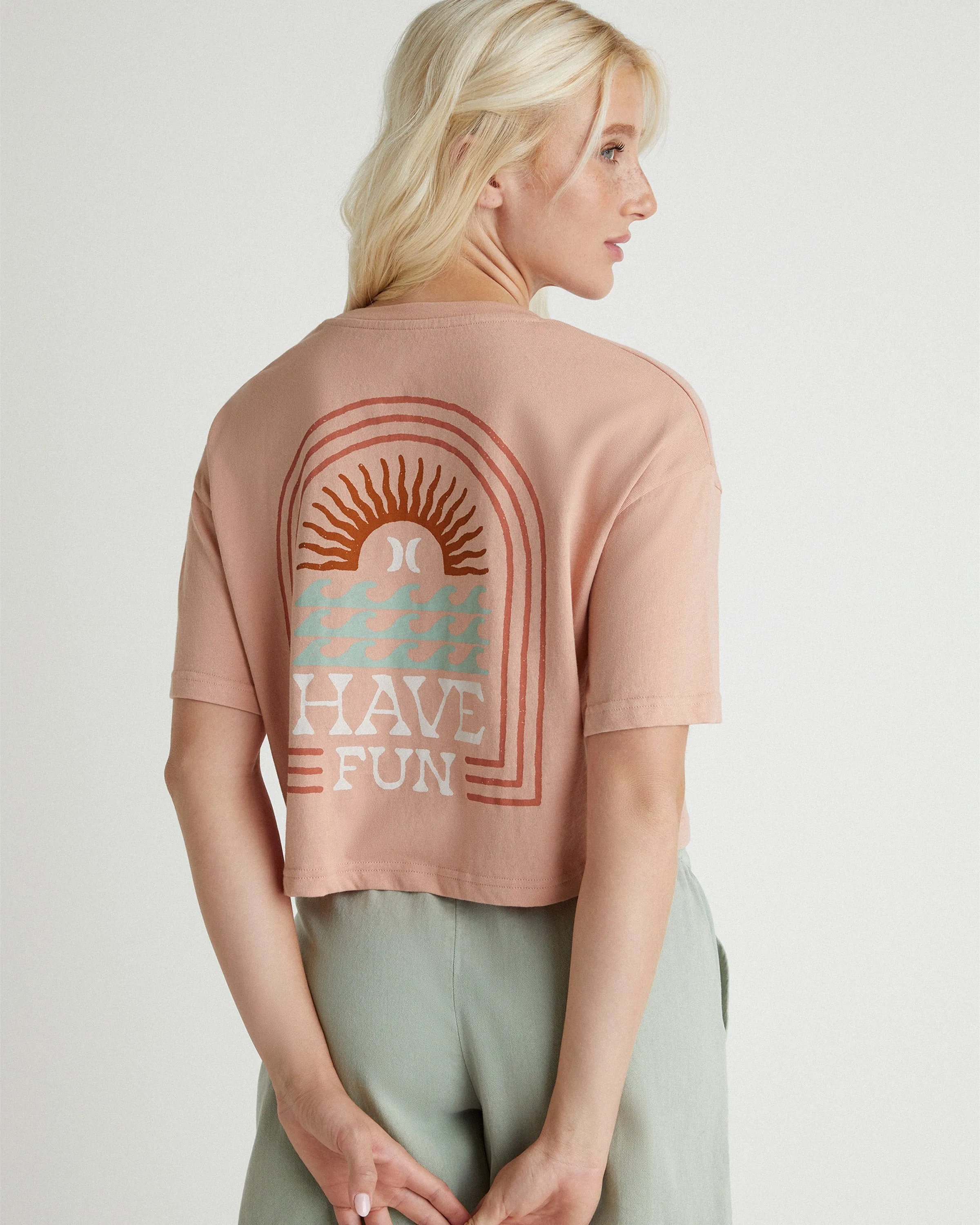 Leisure Boxy Crop Tee sold by Hurley product image thumbnail 4