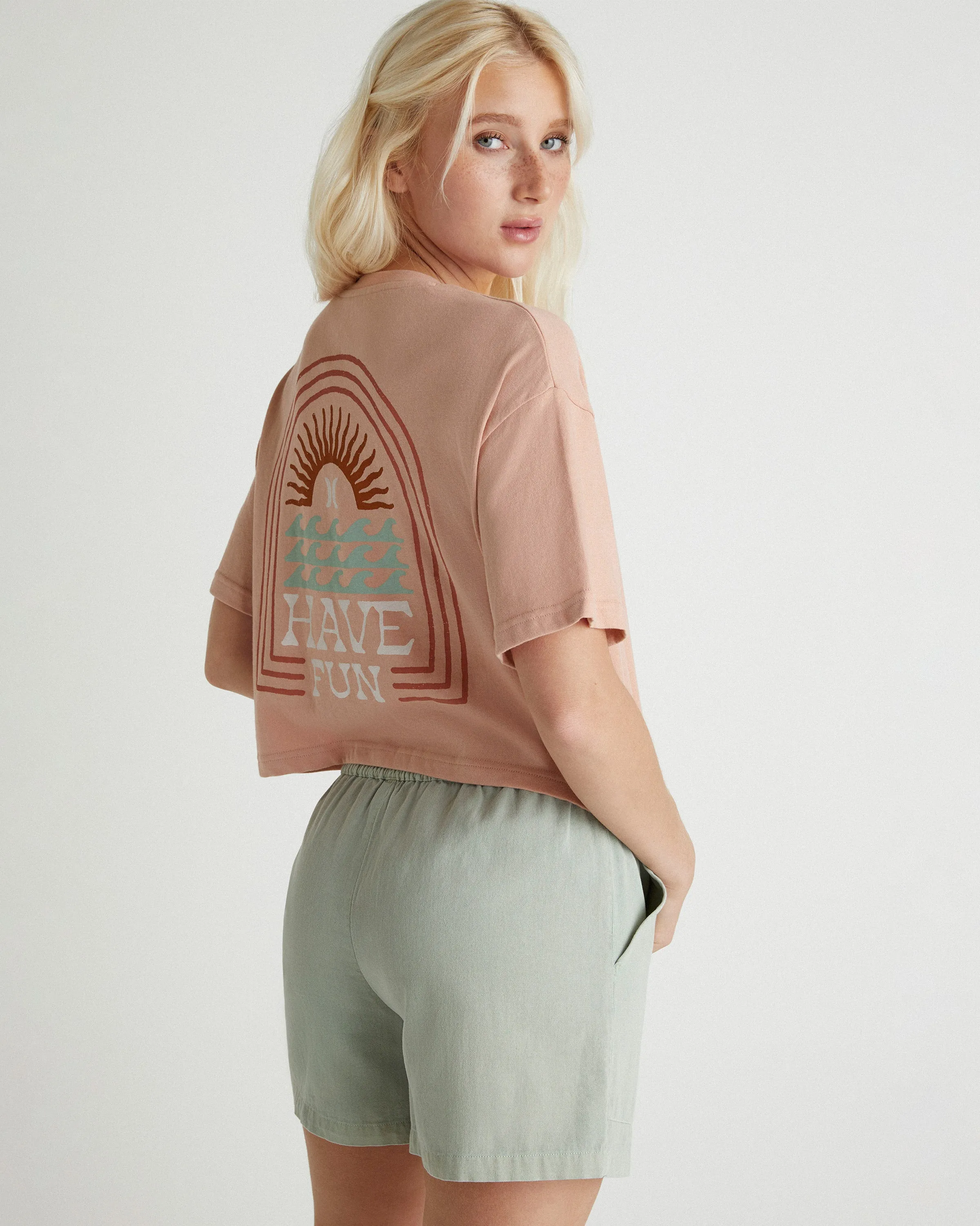 Leisure Boxy Crop Tee sold by Hurley product image thumbnail 2