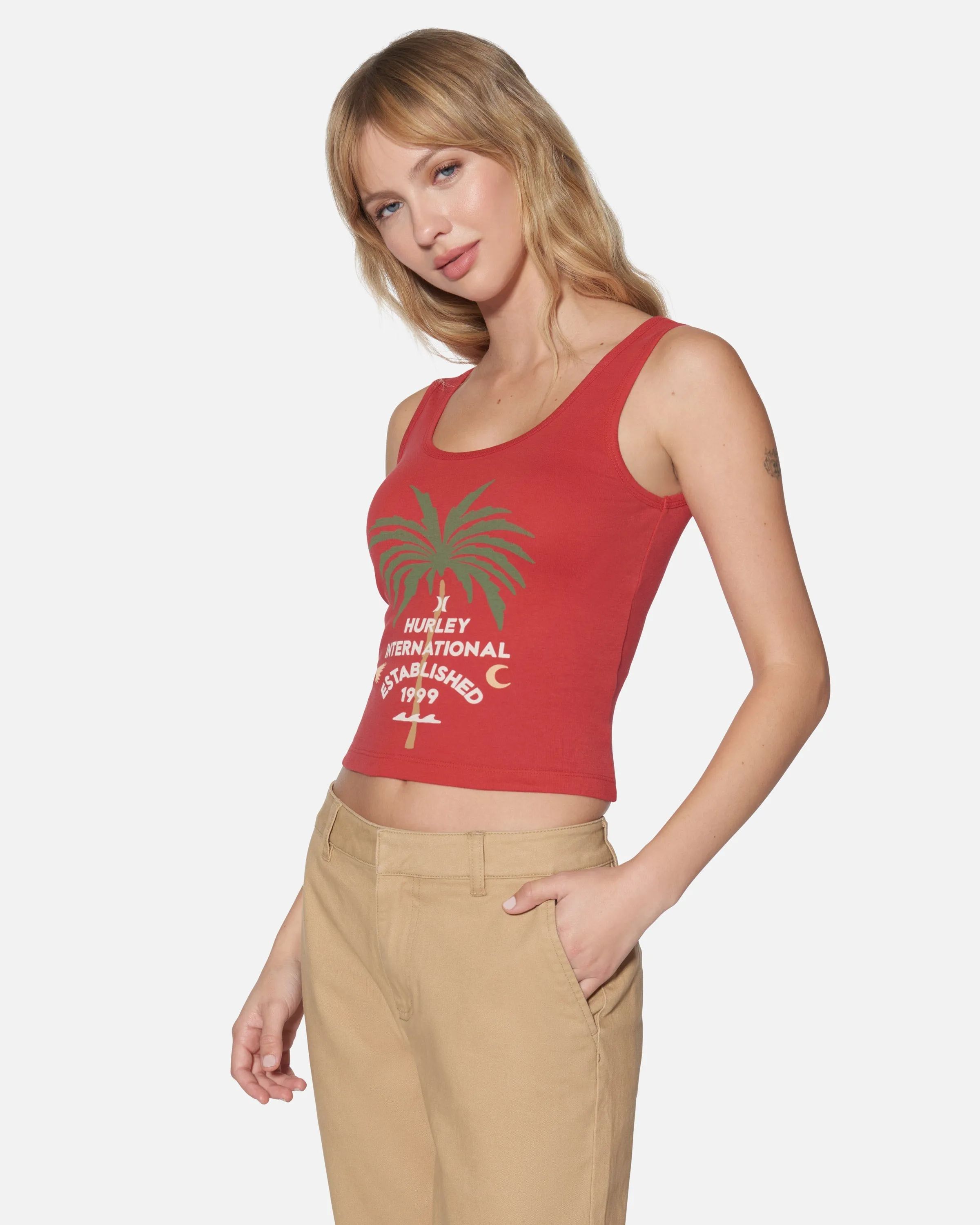 Honolulu Scoop Crop Tank sold by Hurley product image thumbnail 3