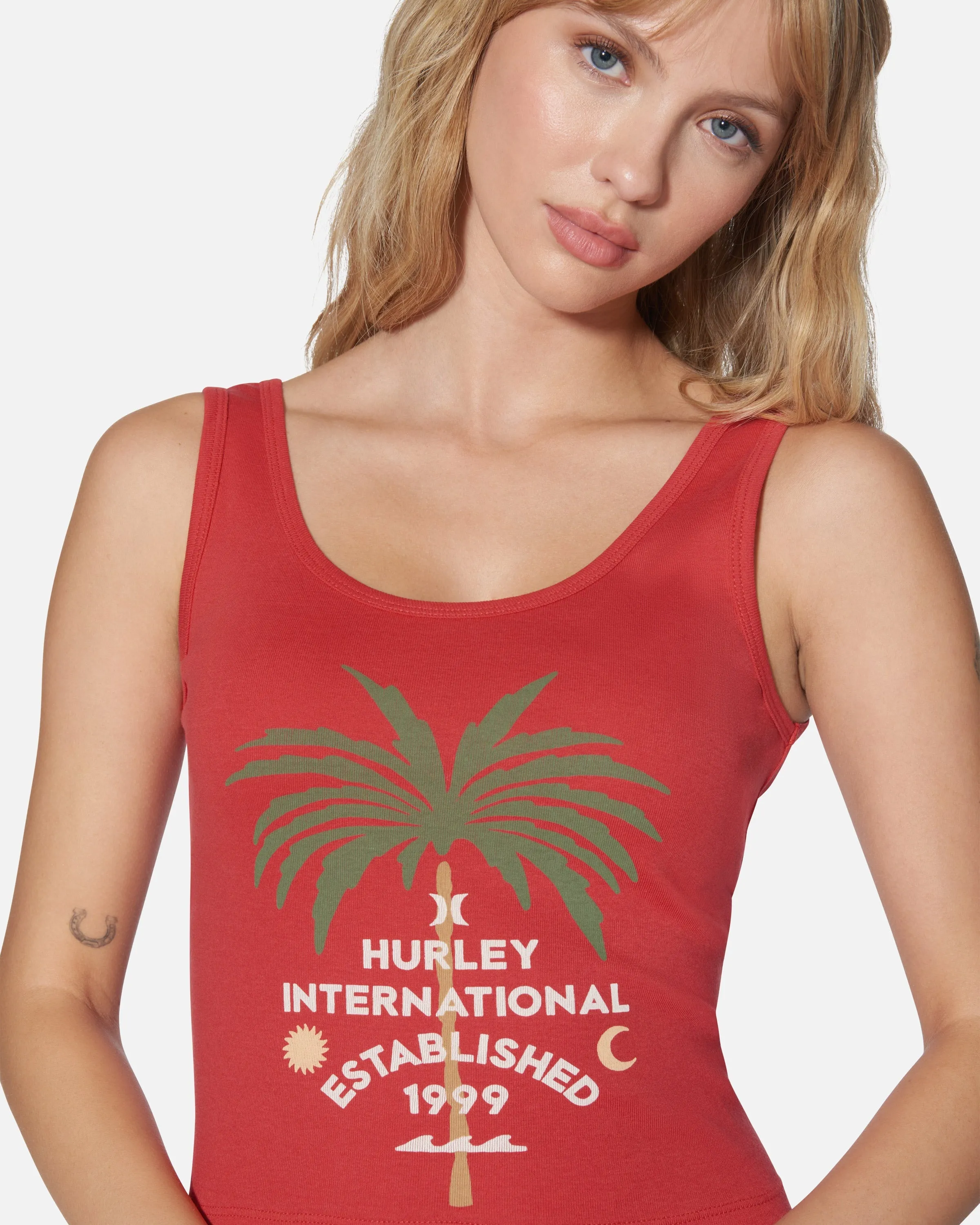 Honolulu Scoop Crop Tank sold by Hurley product image thumbnail 4