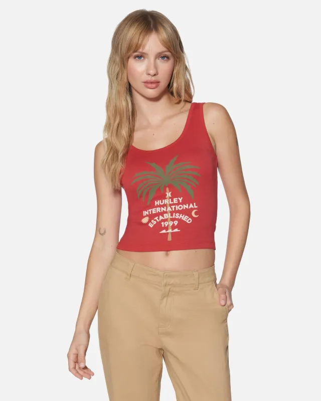 Honolulu Scoop Crop Tank sold by Hurley