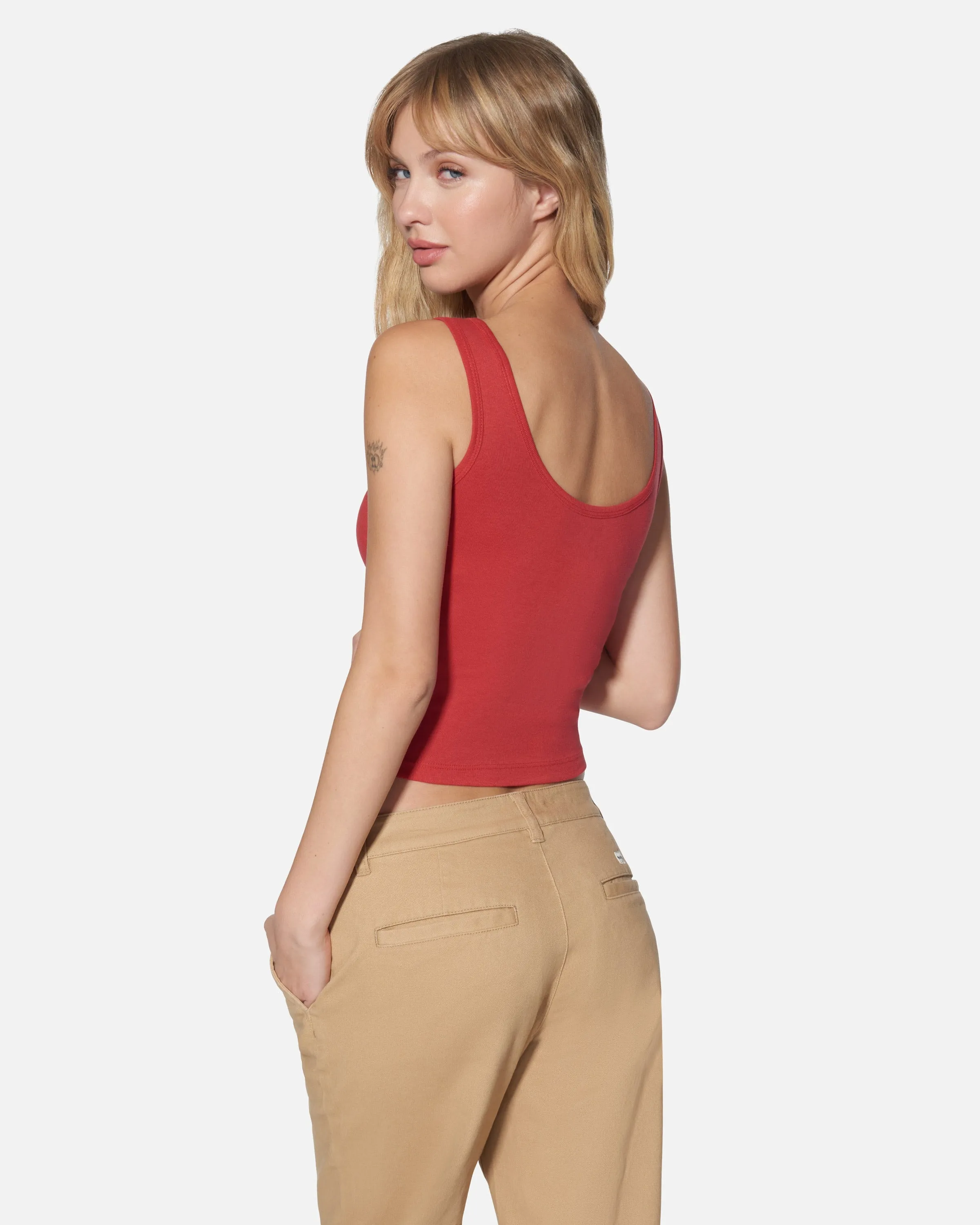 Honolulu Scoop Crop Tank sold by Hurley product image thumbnail 2