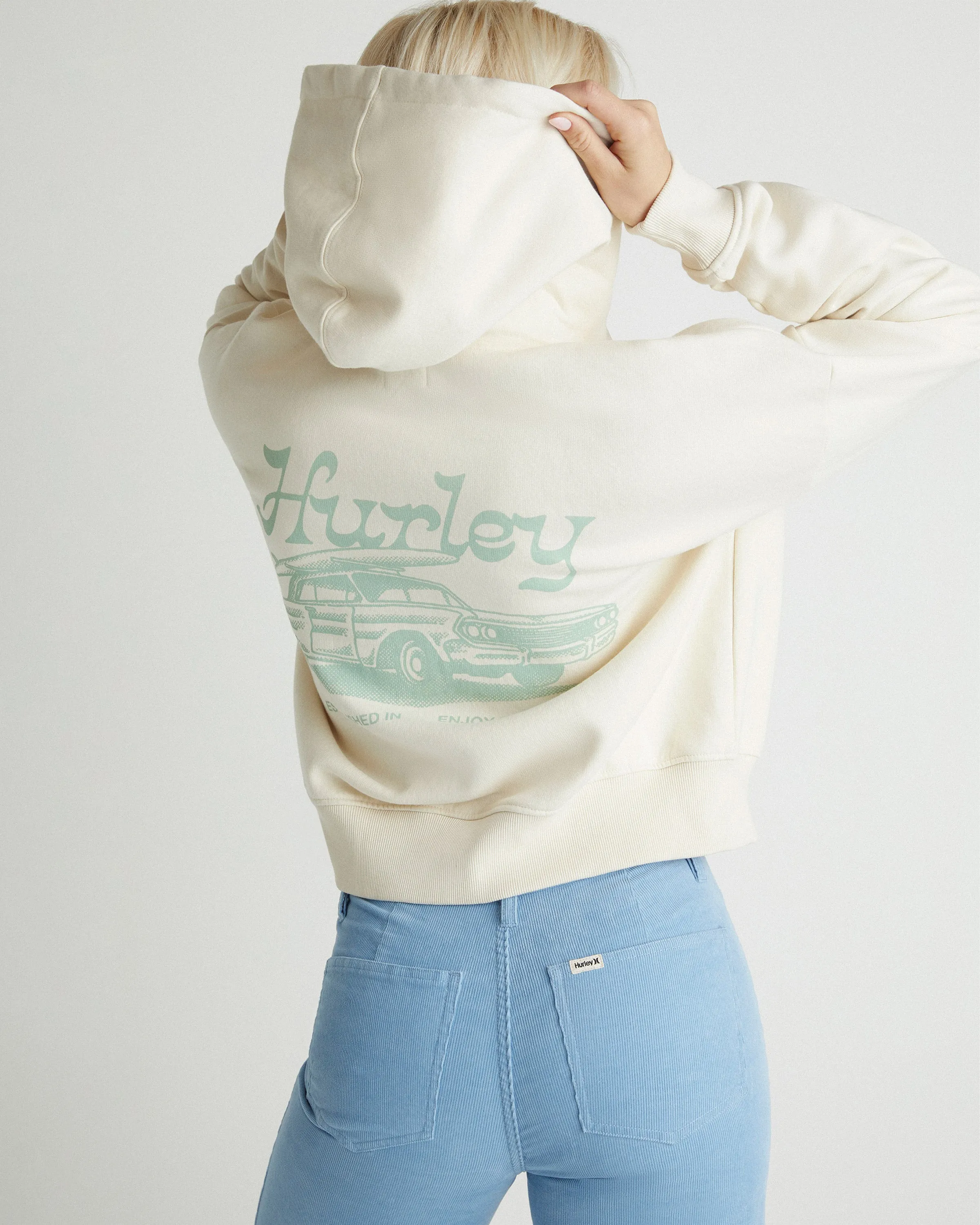 Enjoy The Good Crop Zip Hoodie sold by Hurley product image thumbnail 2