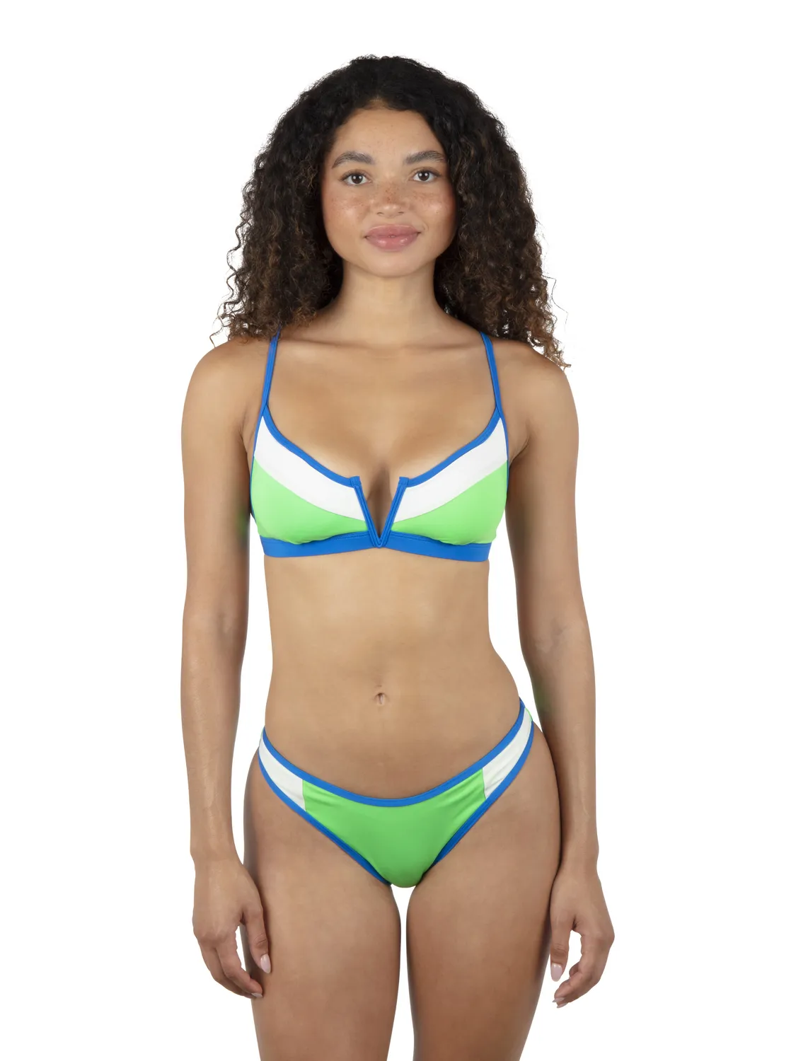 Summer Block V Wire Bralette Bikini Top sold by Hurley